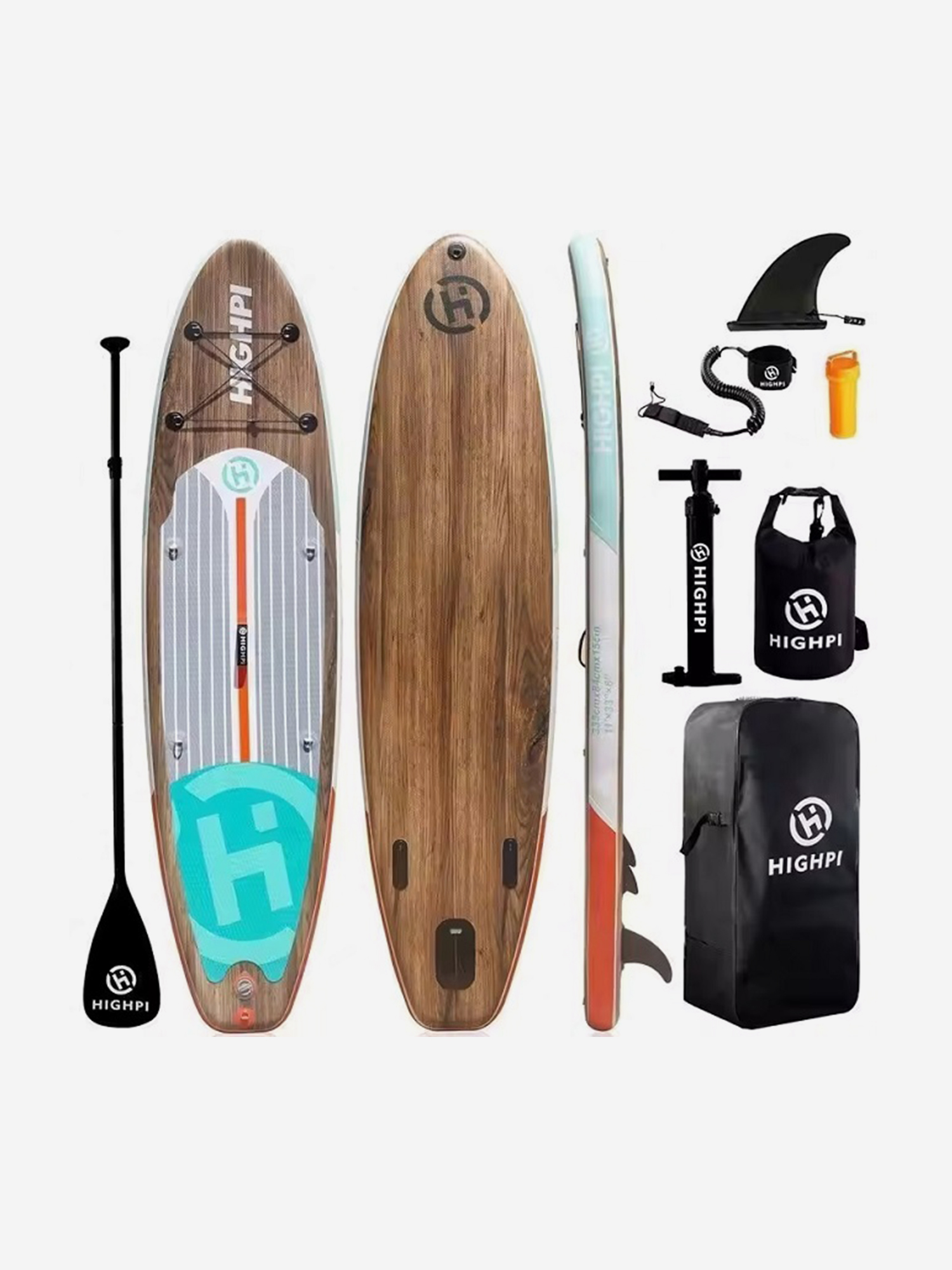 

Надувная доска SUP-Board HIGHPI Classic Wood'11, Оранжевый