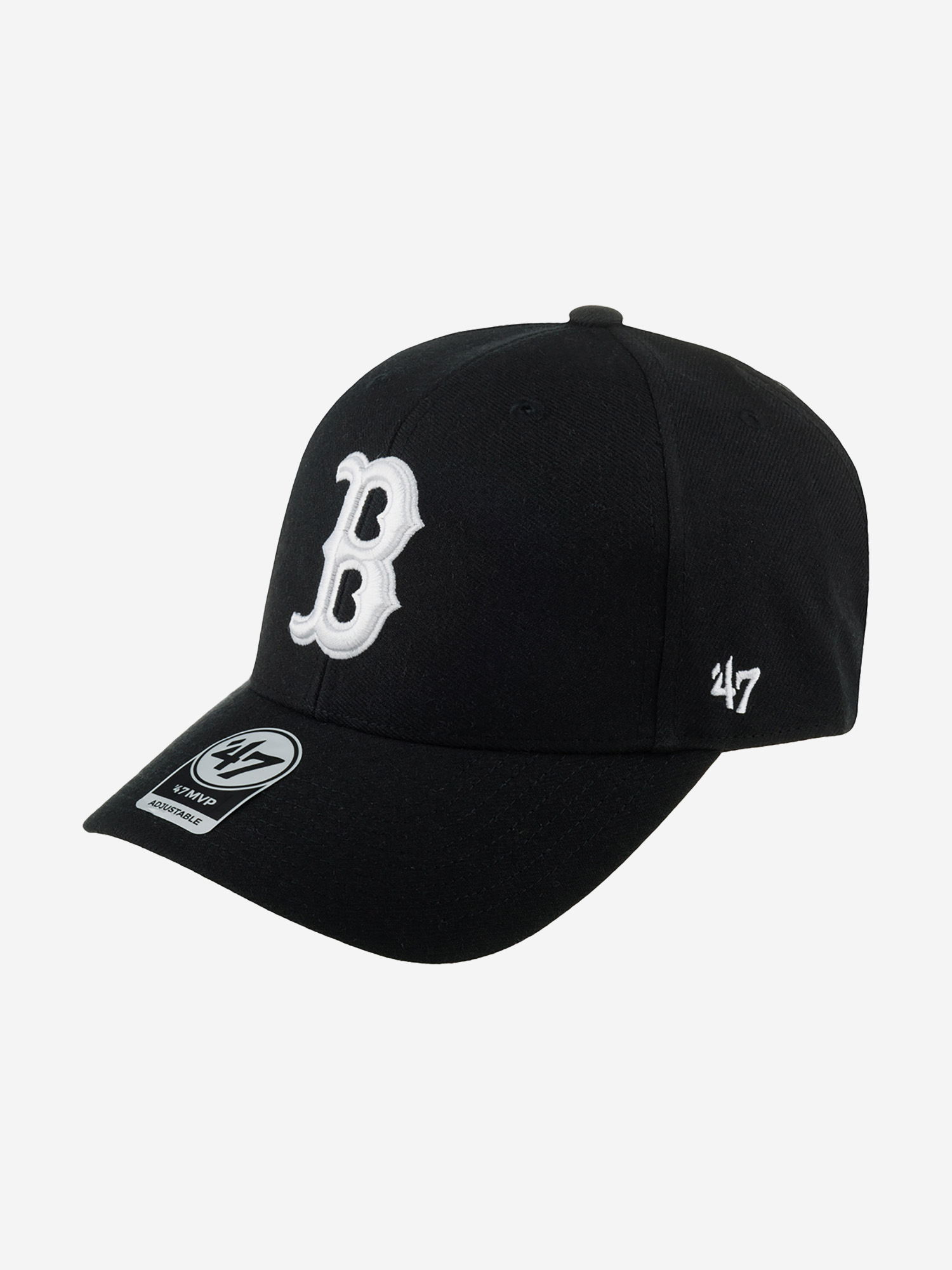 

Бейсболка 47 BRAND B-MVP02WBV-BK Boston Red Sox MLB (черный), Черный