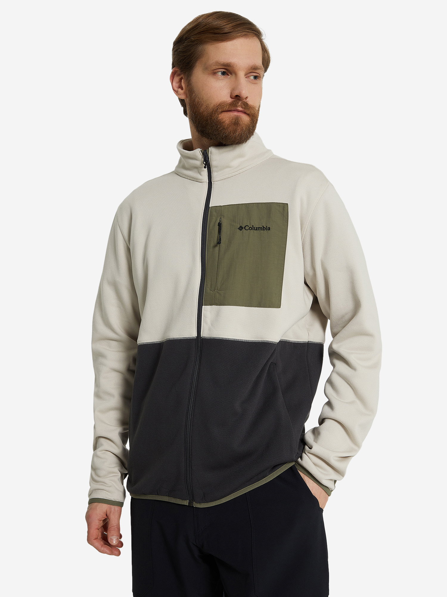 

Джемпер флисовый мужской Columbia Hike Full Zip, Бежевый