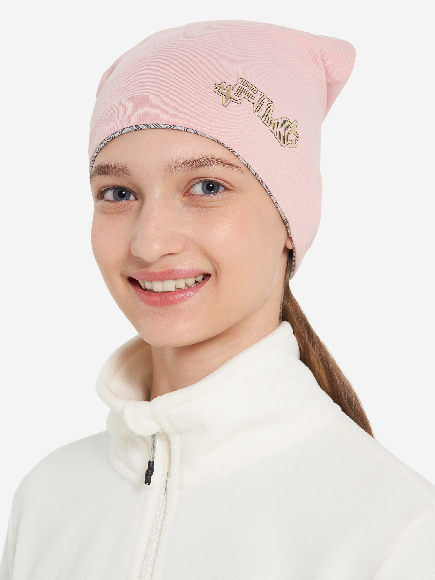 Шапка FILA для девочек, розовый, арт. 31135