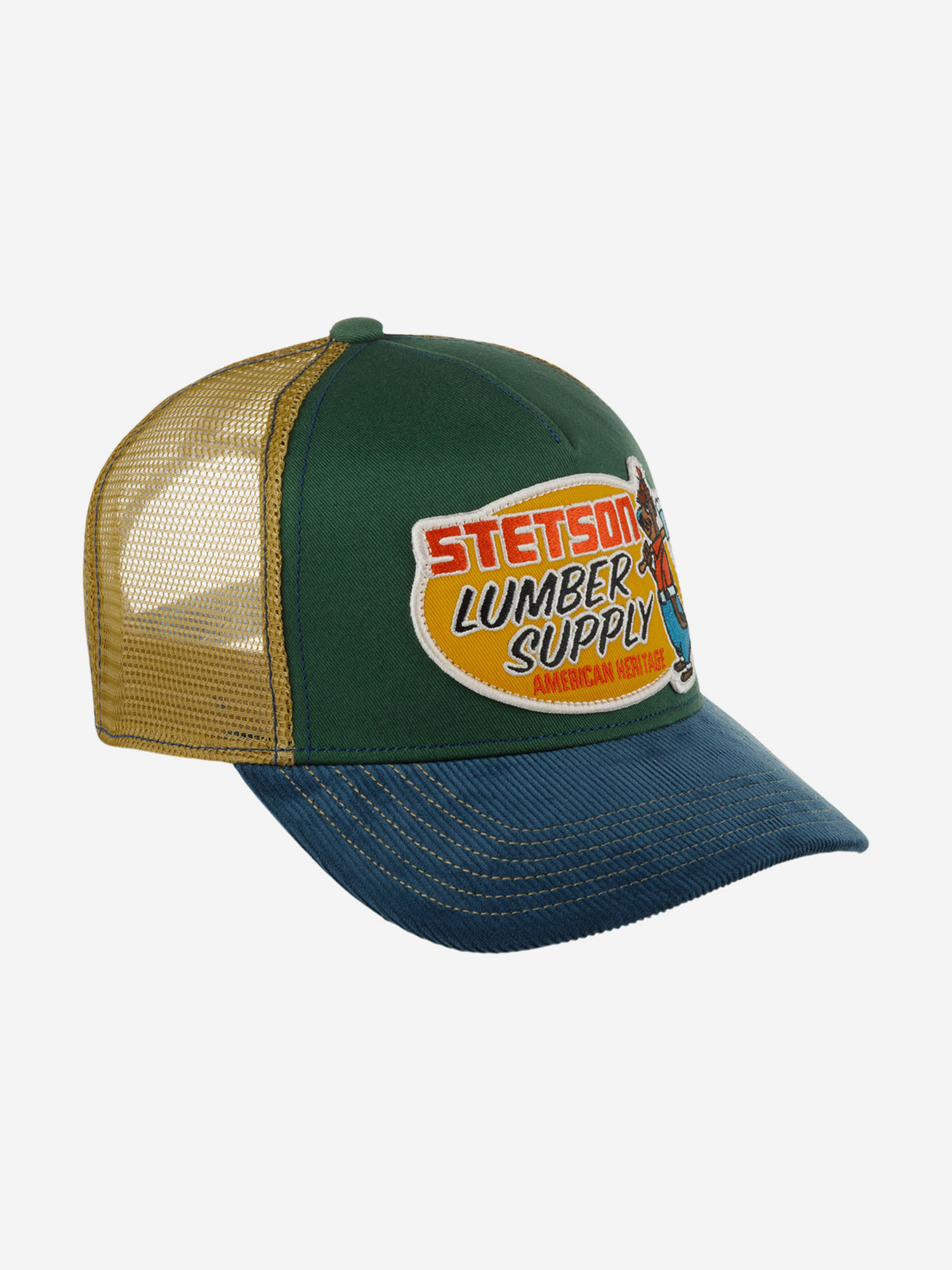 Бейсболка с сеточкой STETSON 7761130 TRUCKER CAP LUMBER SUPPLY (синий), Синий 02-836XDOXS9Z-57, размер Без размера - фото 2