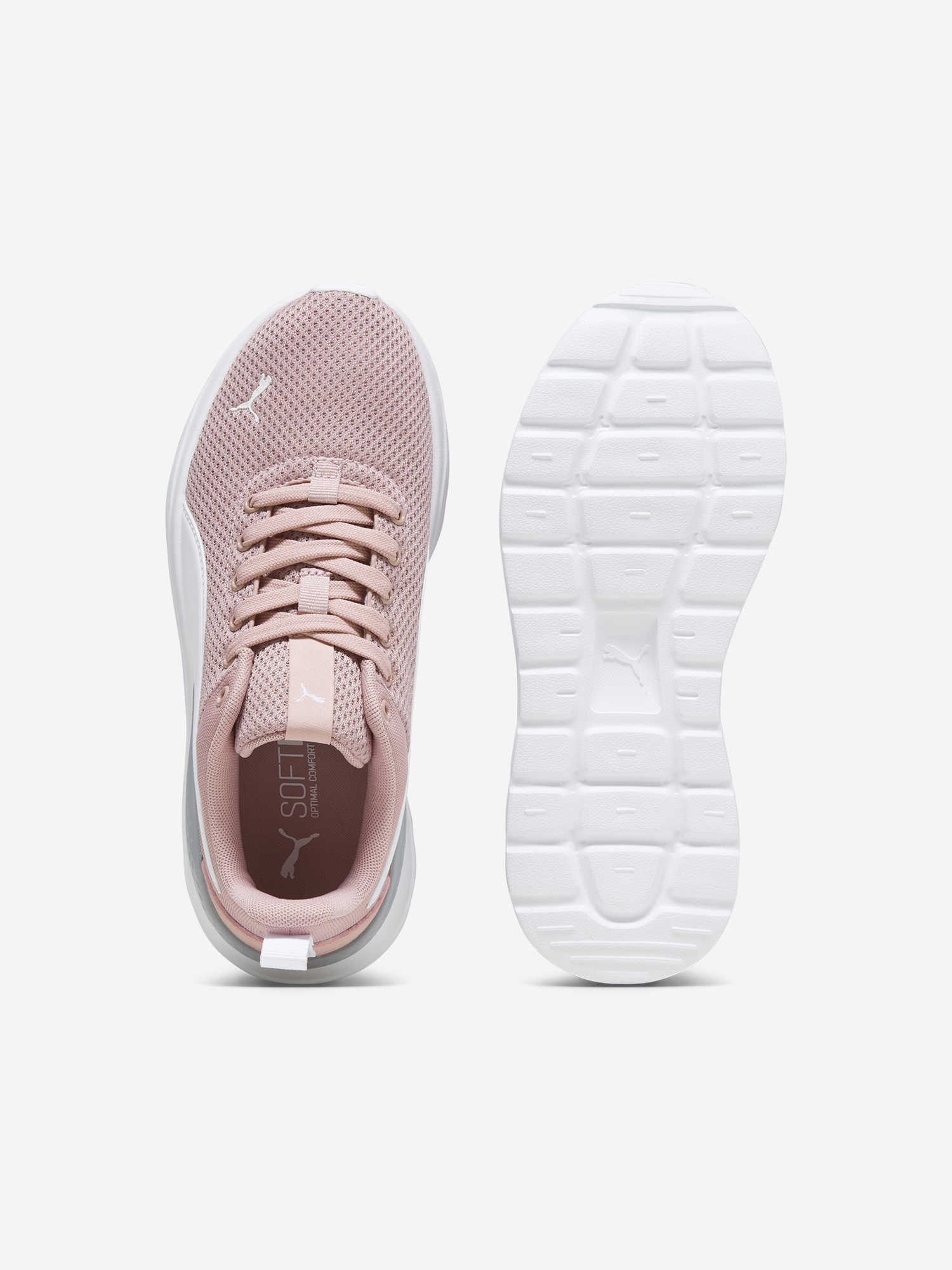 фото Кроссовки для девочек puma anzarun lite jr, розовый