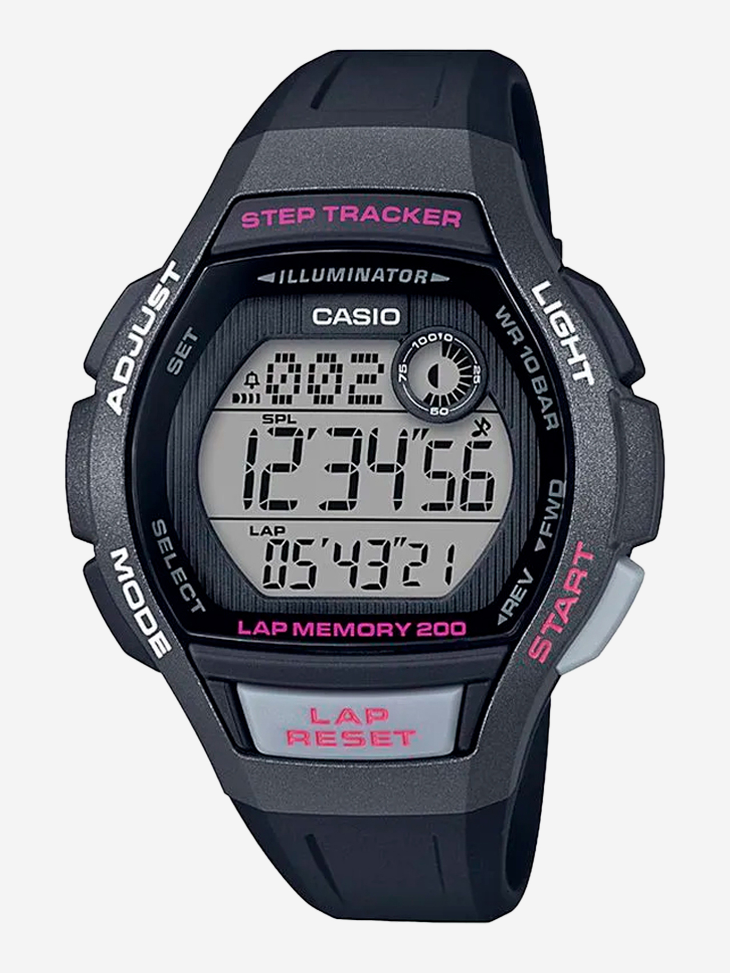 

Спортивные часы CASIO LWS-2000H-1A, Черный