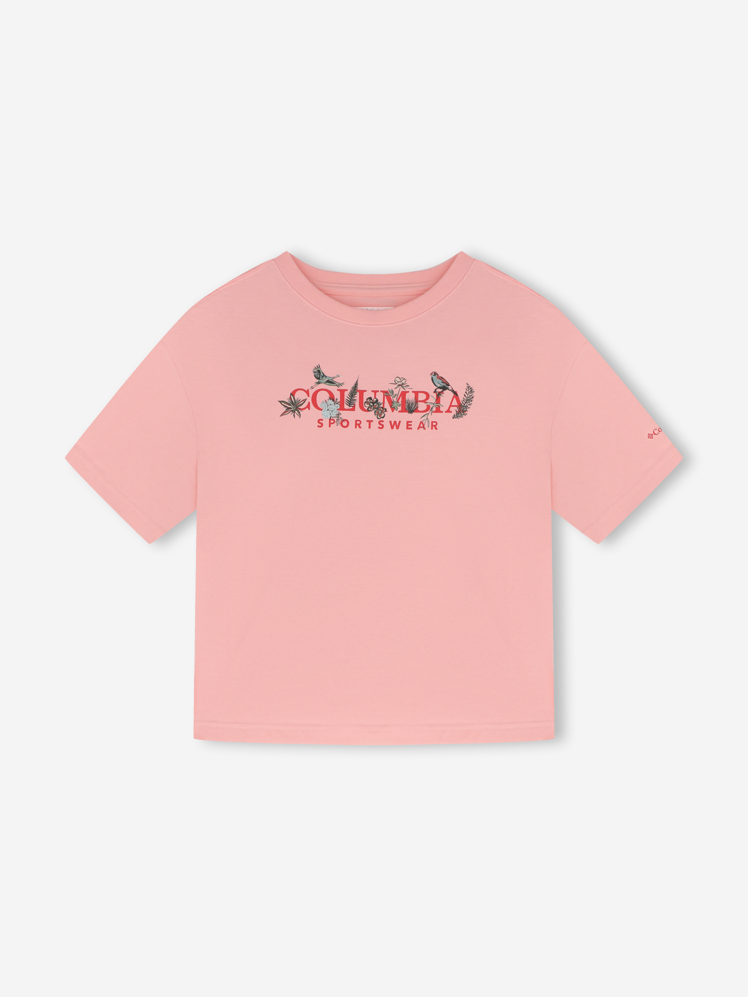 Футболка Columbia Rolling Bend Graphic Relaxed Crop SS, розовый, арт. 2119991CLB-669