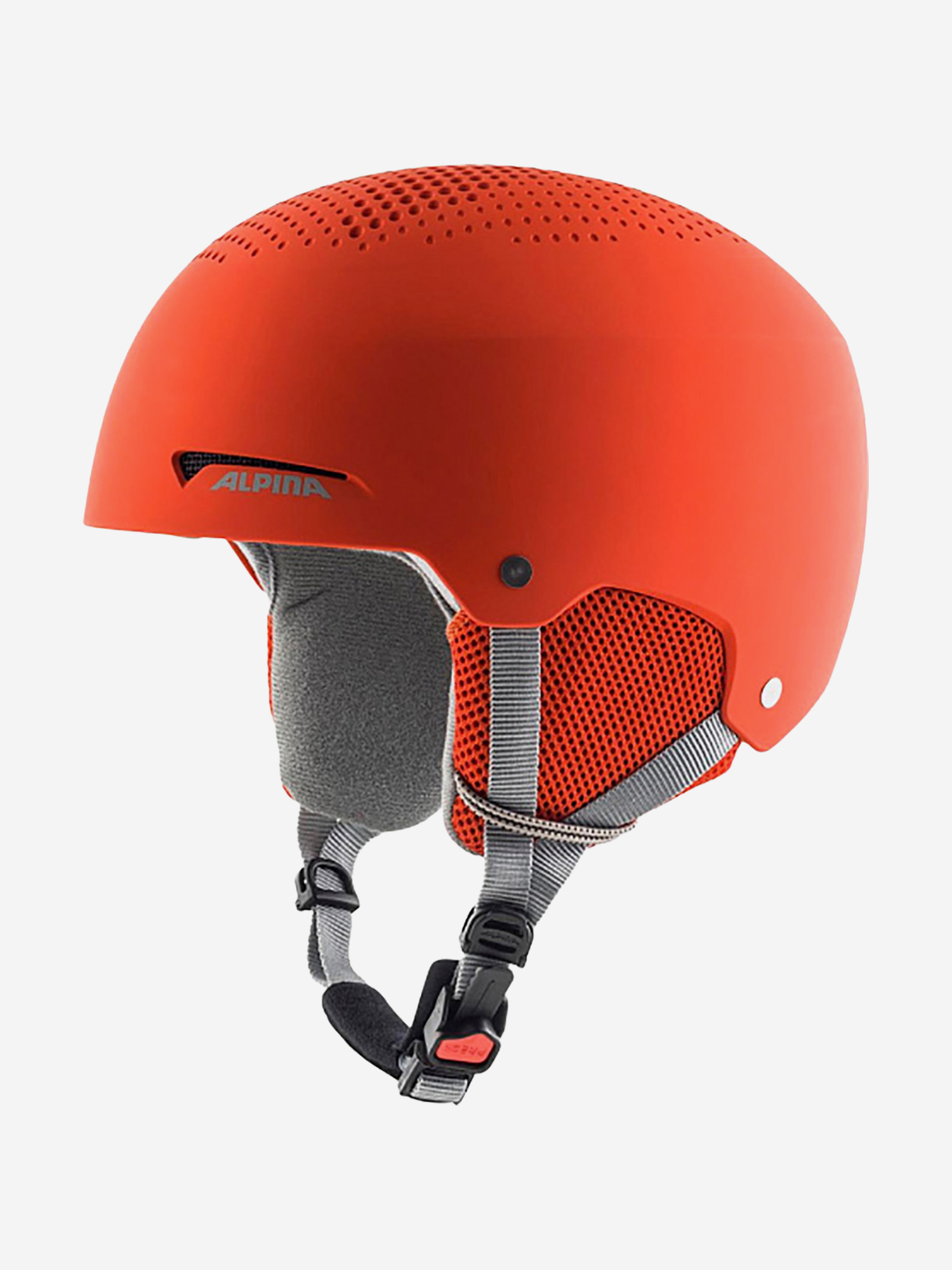 Изображение товара Горнолыжный шлем с визором Alpina Zupo Pumpkin-Orange Matt для детей и взрослых