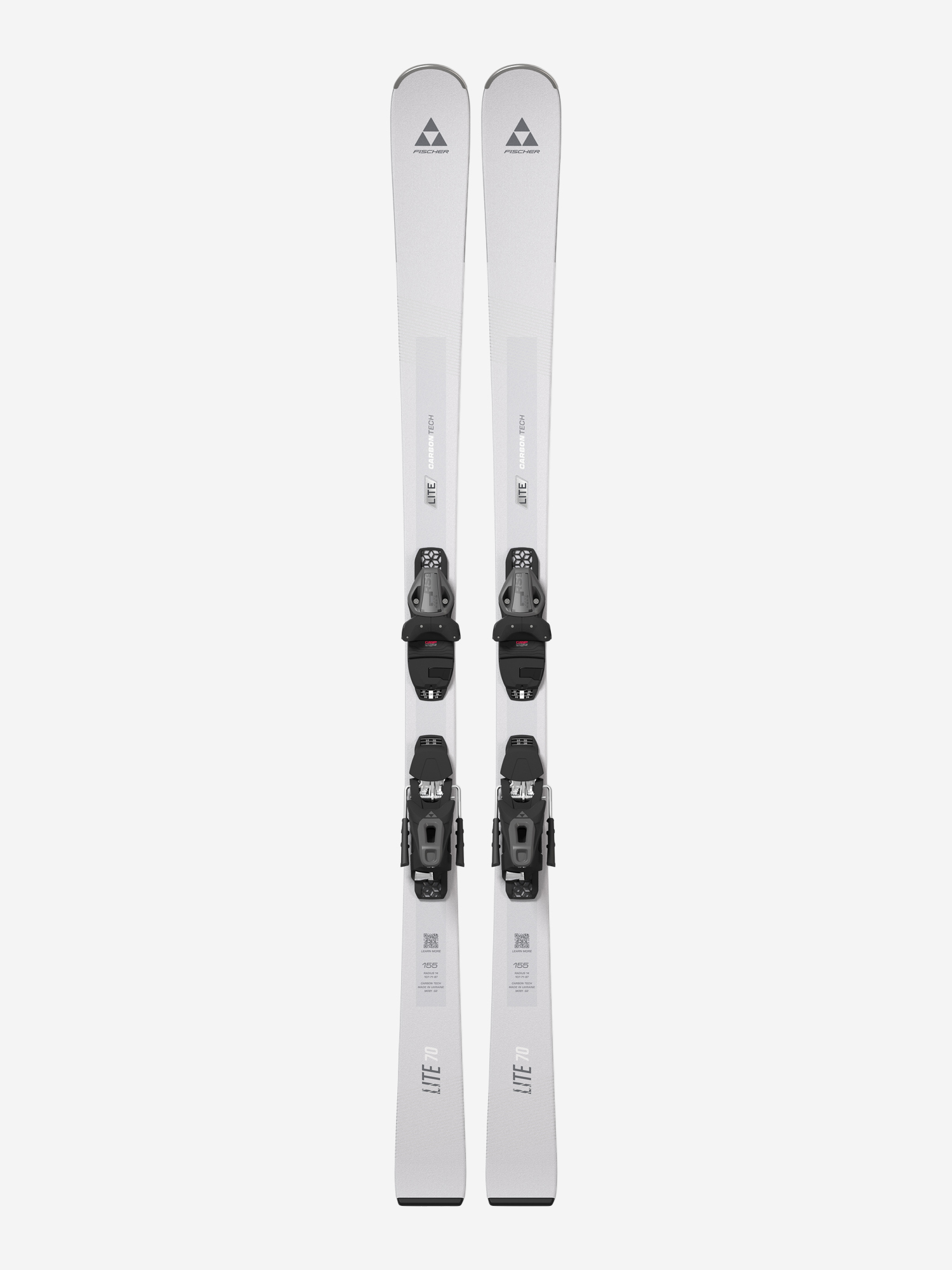Горные лыжи женские Fischer Lite 70 SLR + крепления RS 9 SLR, Серый