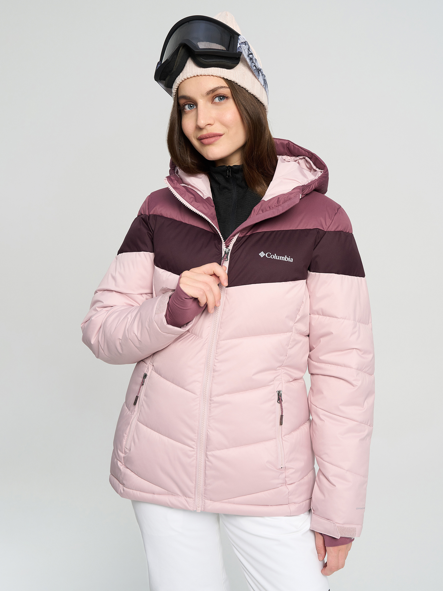 Изображение товара Куртка горнолыжная мембранная женская Columbia Abbott Peak II Insulated Jacket, Светло-розовый