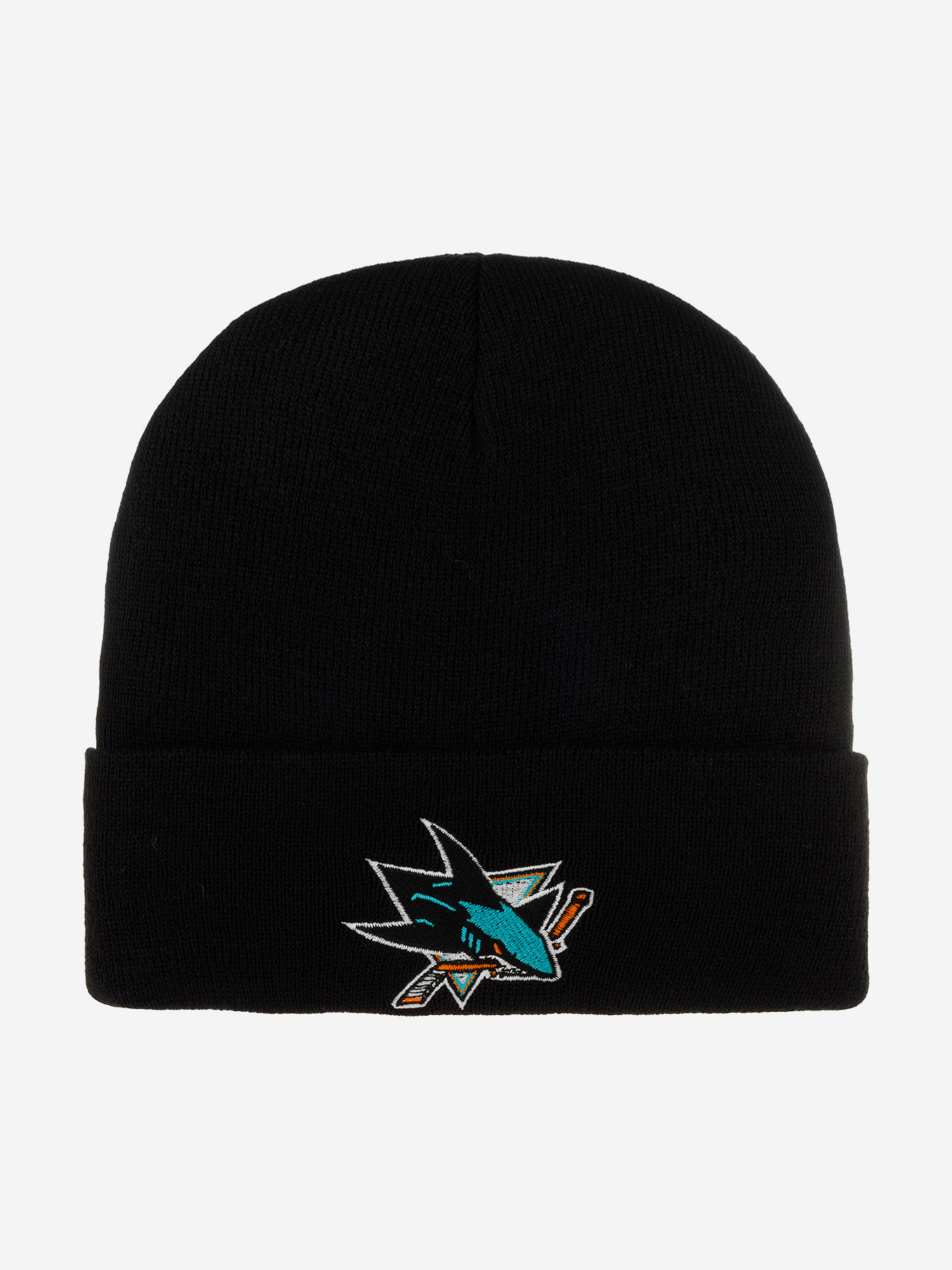 Изображение товара Шапка с отворотом AMERICAN NEEDLE 21019B-SJS San Jose Sharks Cuffed Knit NHL
