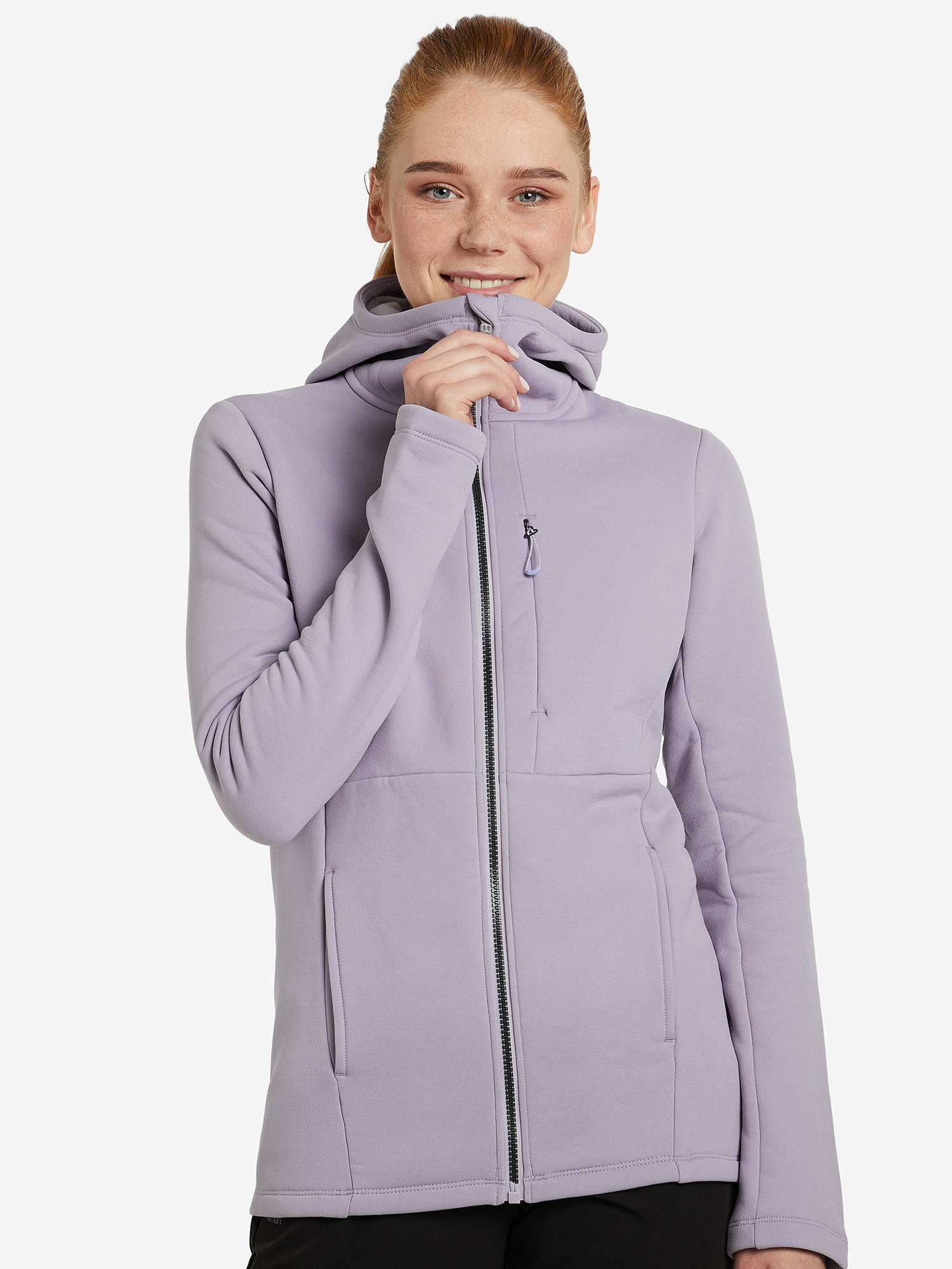 

Джемпер флисовый женский Salomon Essential Xwarm, Фиолетовый
