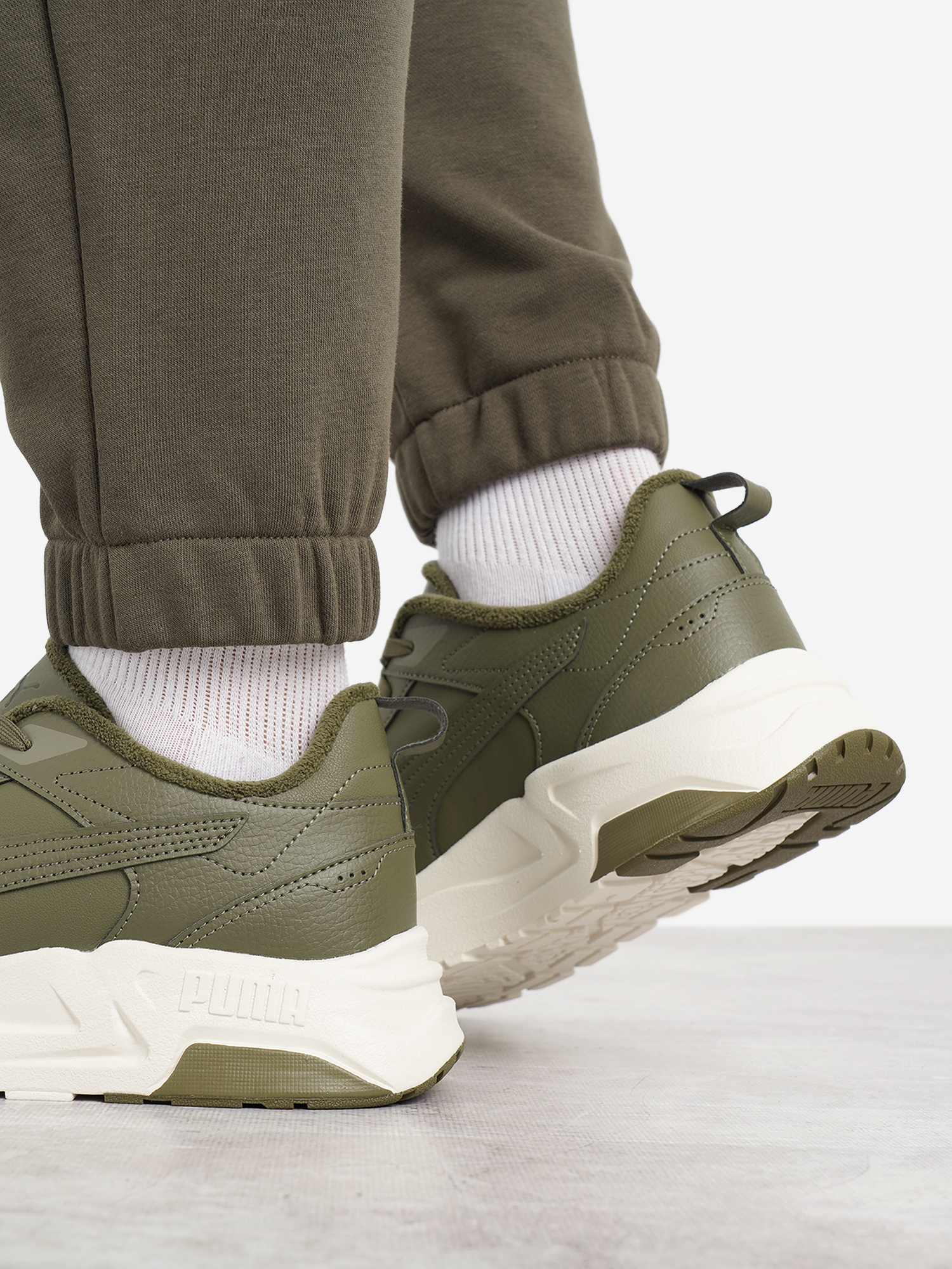 фото Кроссовки мужские puma trinity 2 lt wtr, зеленый