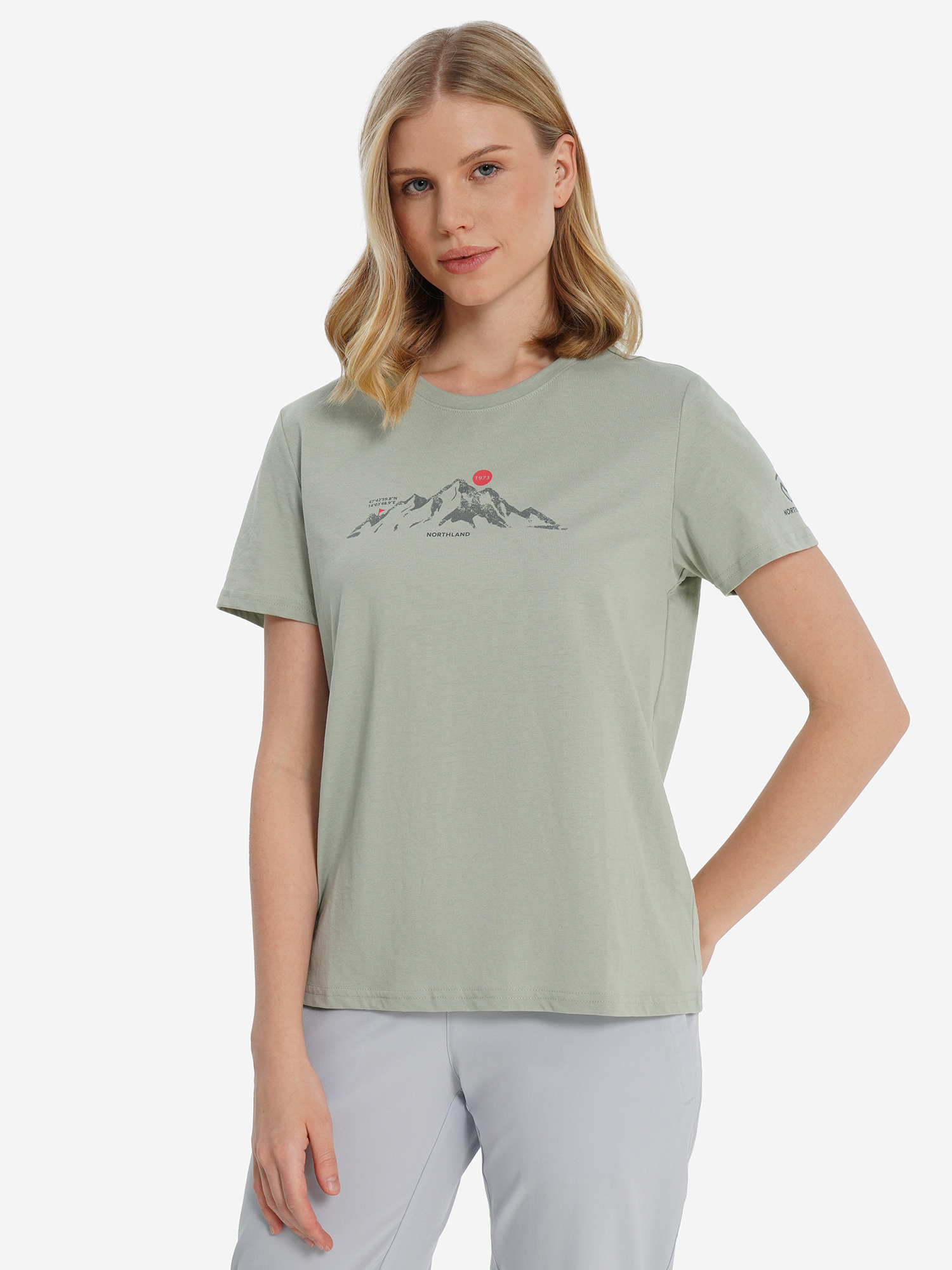 Футболка женская Northland Серый, серый, арт. 141082