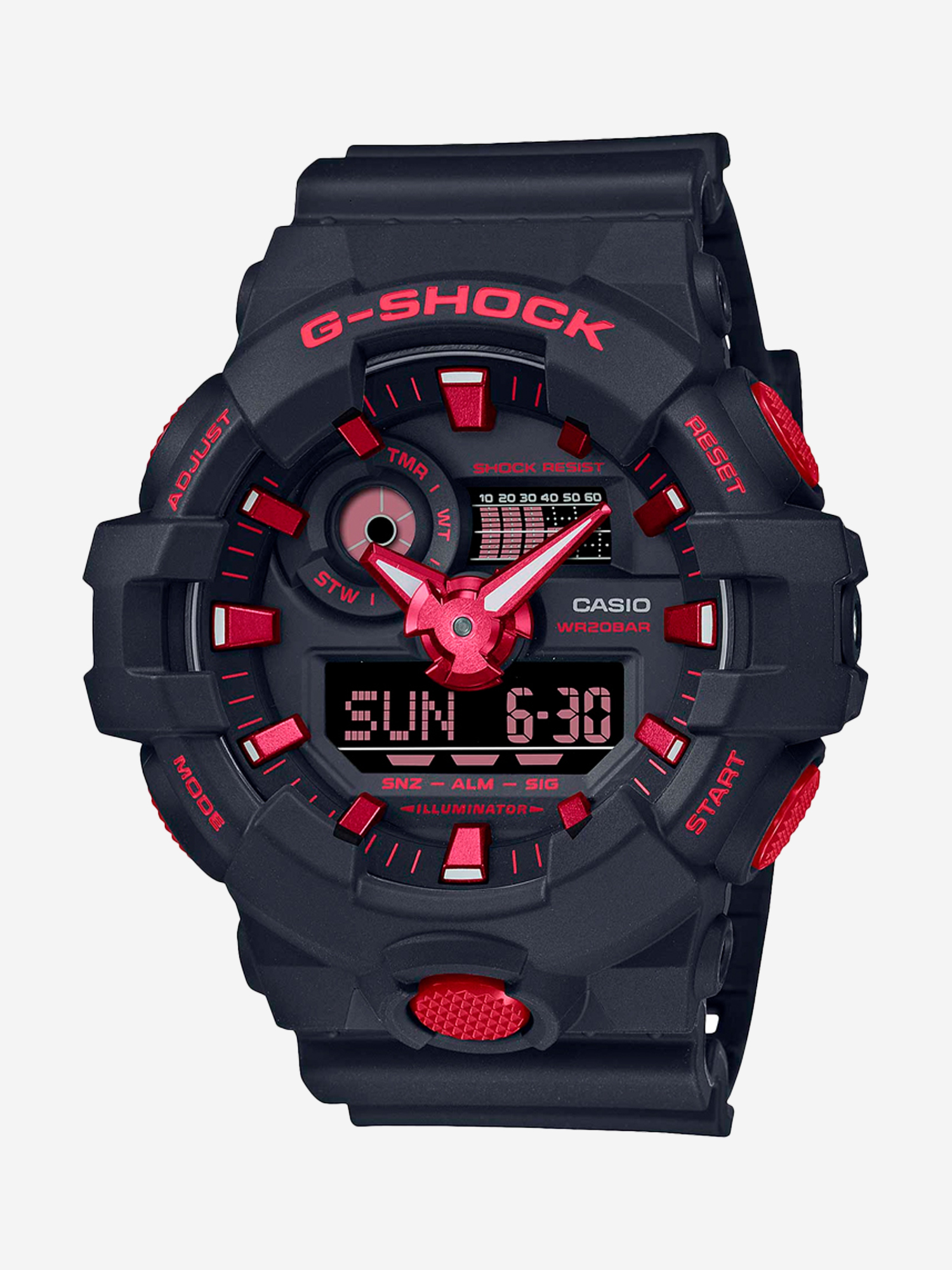 

Спортивные часы CASIO GA-700BNR-1A, Черный