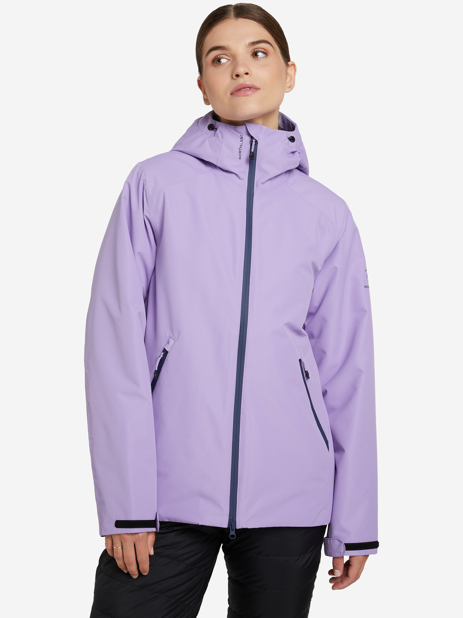 Куртка утепленная женская Northland, Фиолетовый термобелье низ женское northland cotton фиолетовый