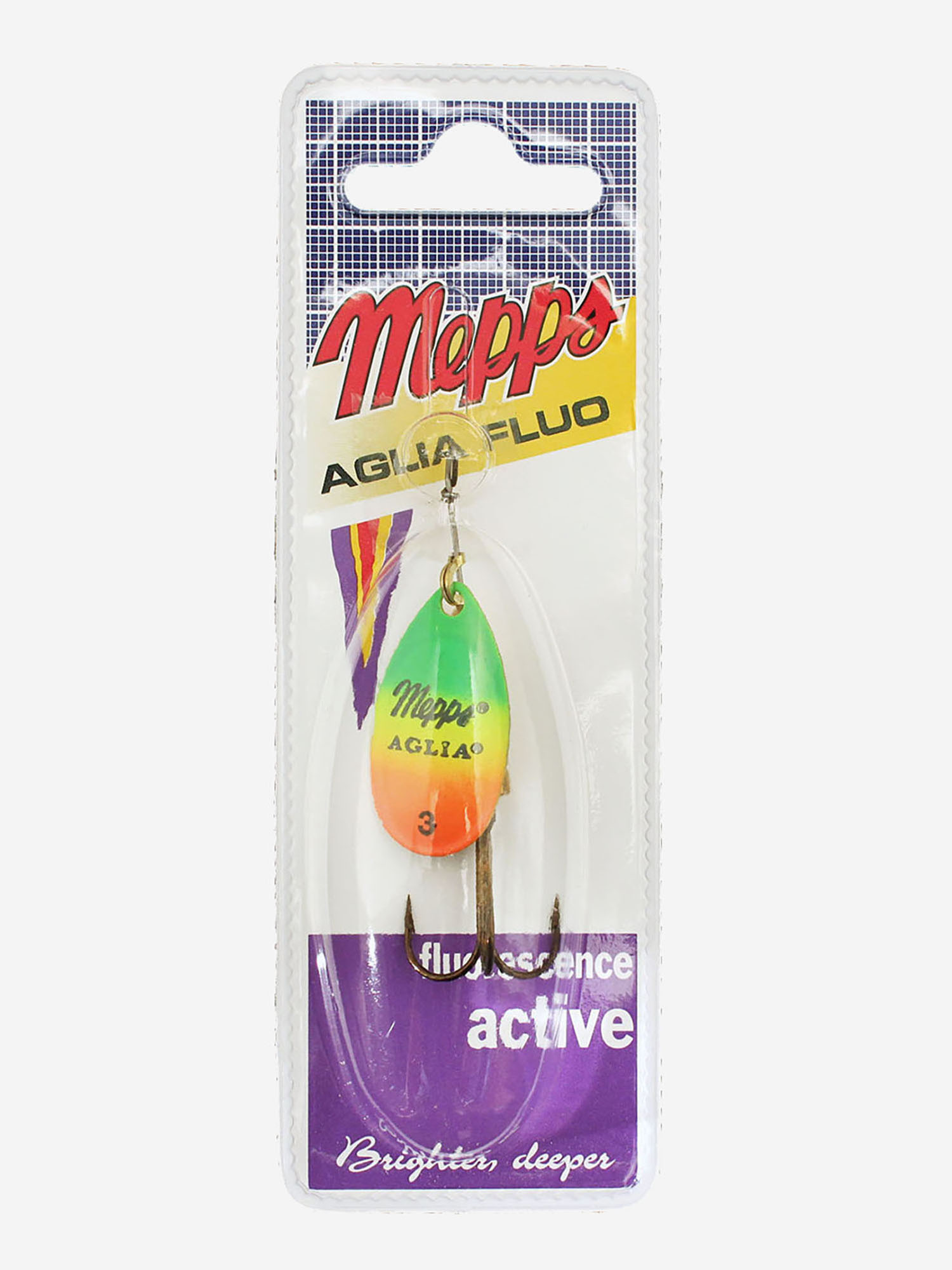 

Блесна вращающаяся MEPPS "Aglia OR/TIGER" №3 (6.5 г) блистер, Золотой