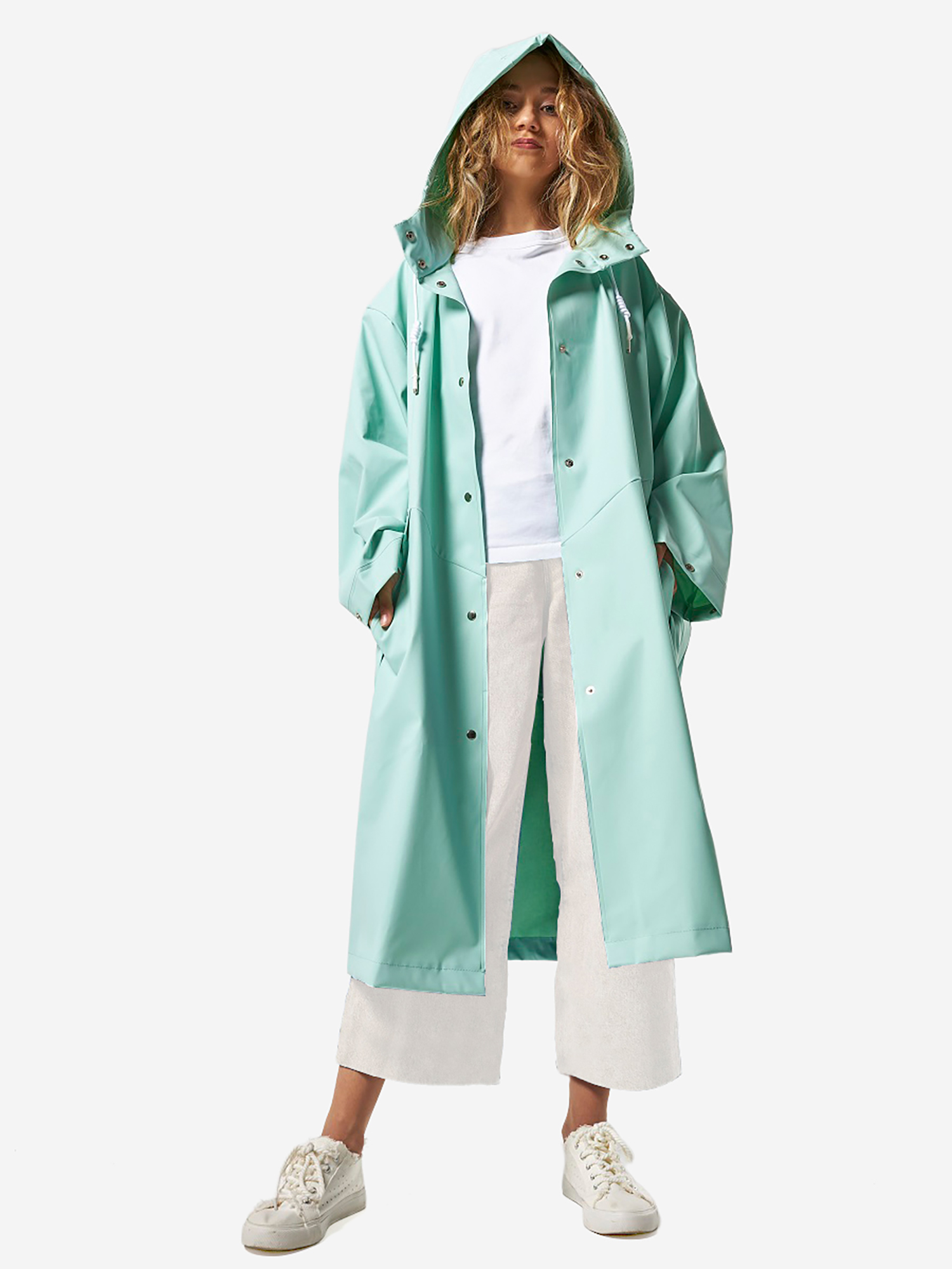 Изображение товара Женский водоотталкивающий плащ-дождевик SYMBION Нева свободный длинный