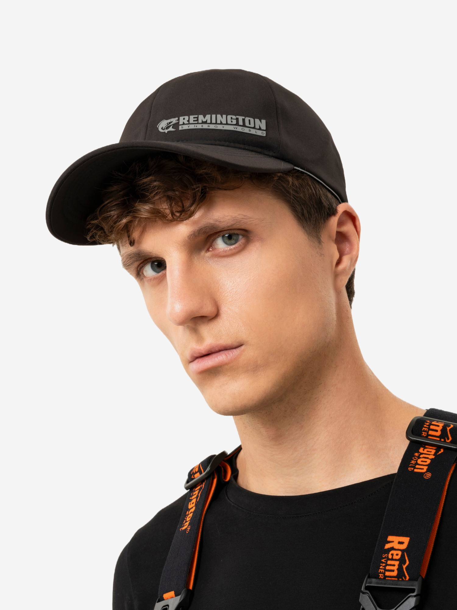 Изображение товара Бейсболка Remington Fishing line Black для охоты и рыбалки летняя мужская