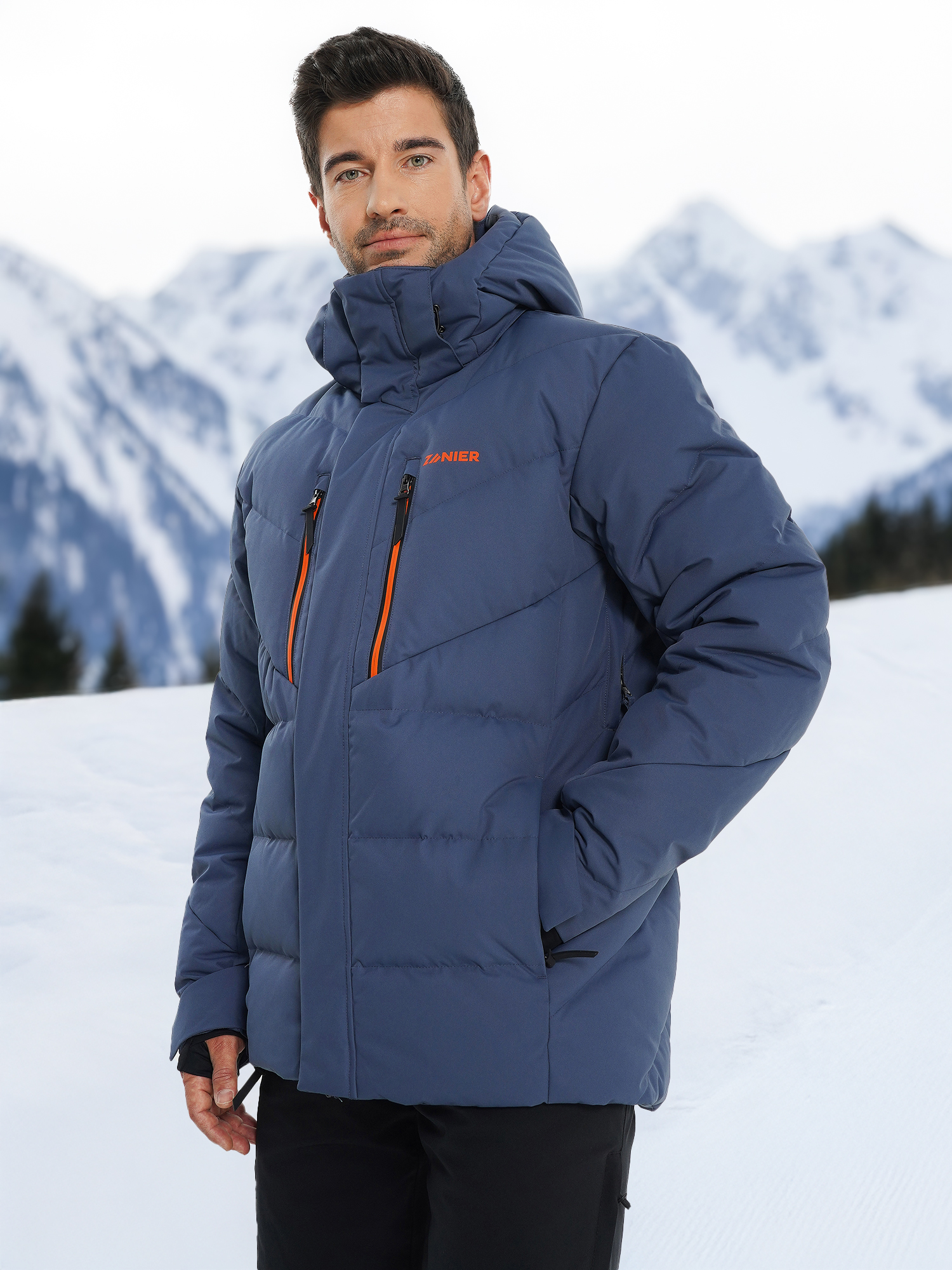 

Пуховик мужской Zanier, Синий