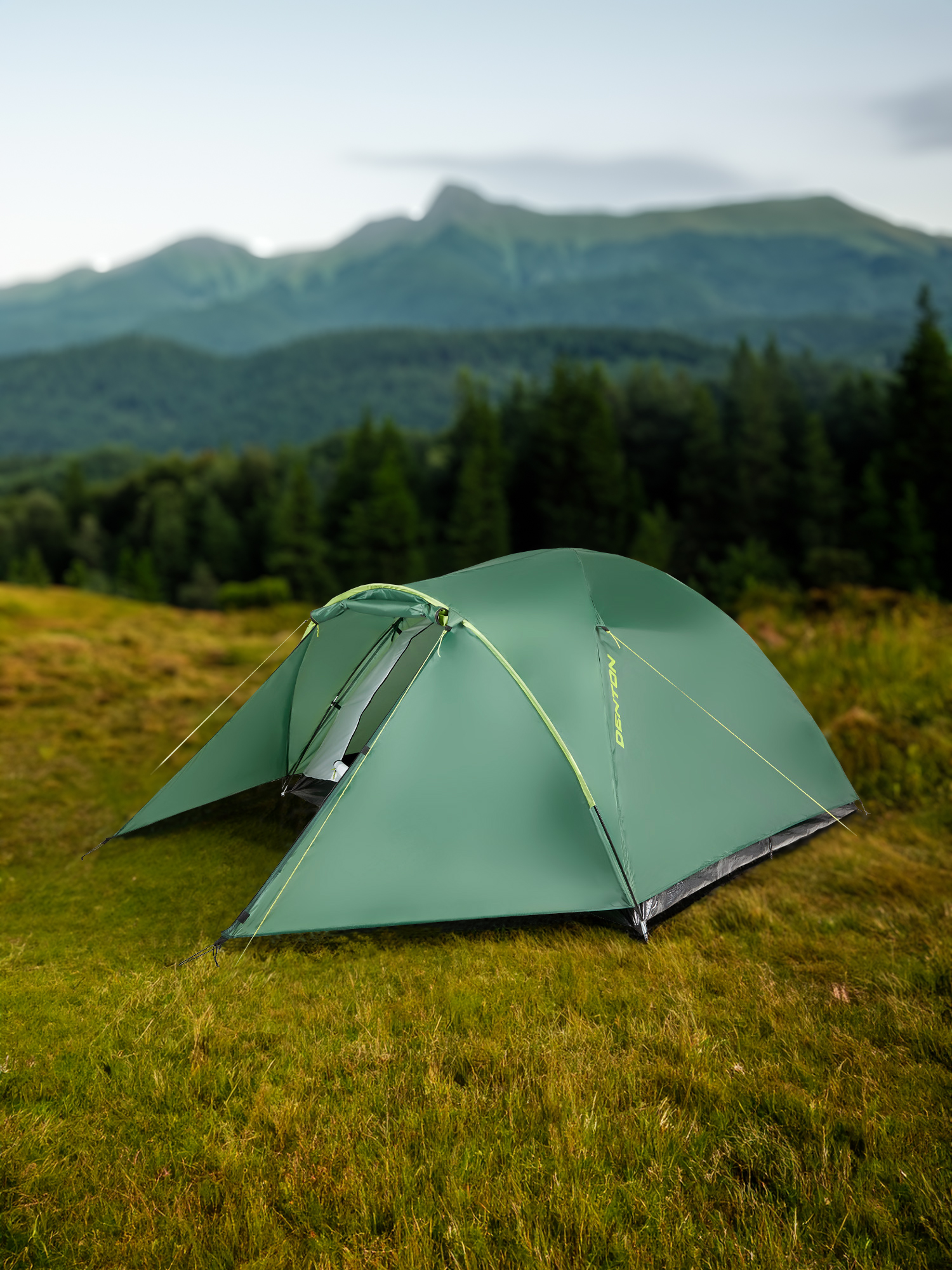 

Палатка 4-местная Denton DTL-4 Plus, Зеленый