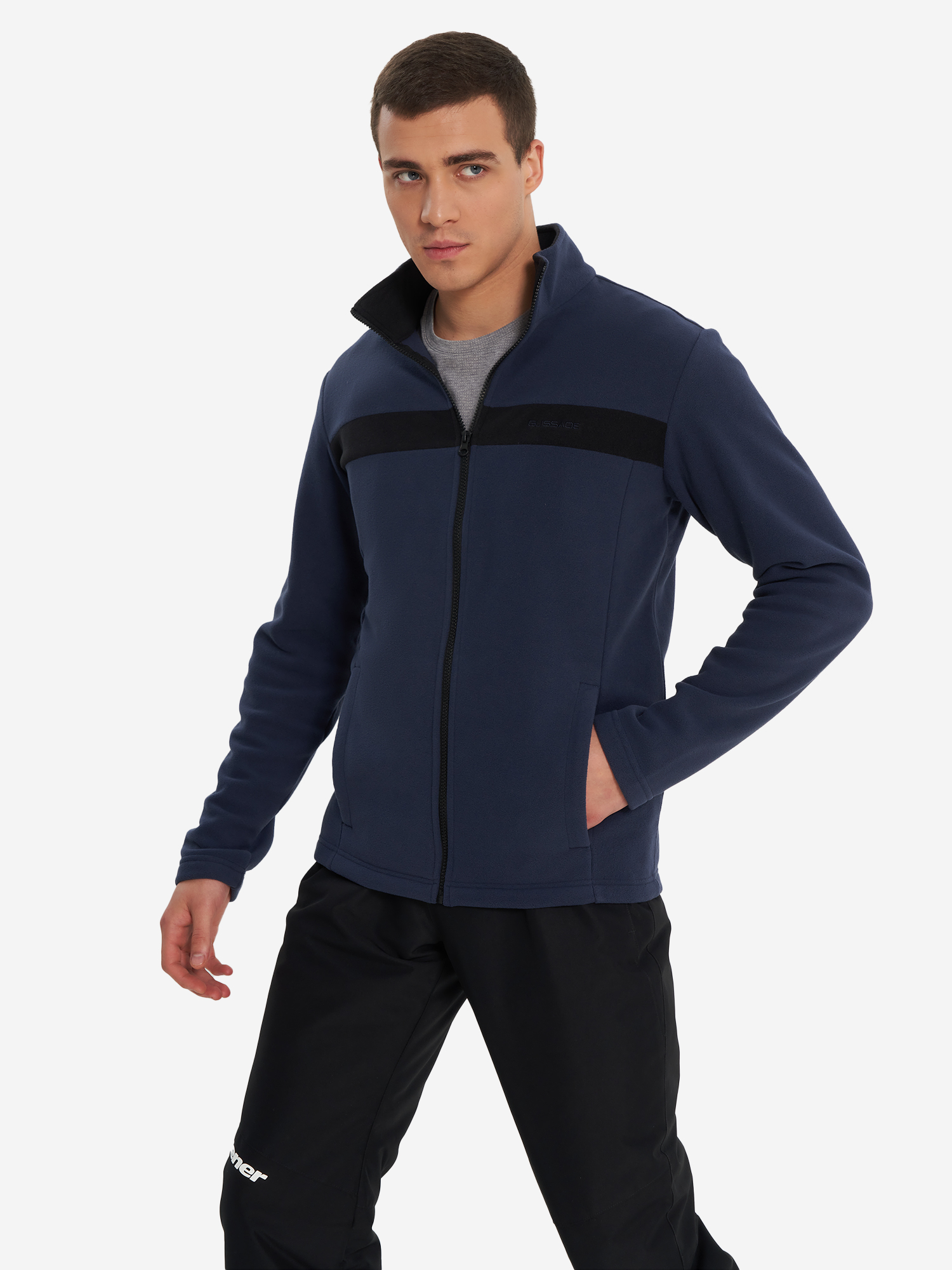 

Джемпер флисовый мужской Glissade, Синий