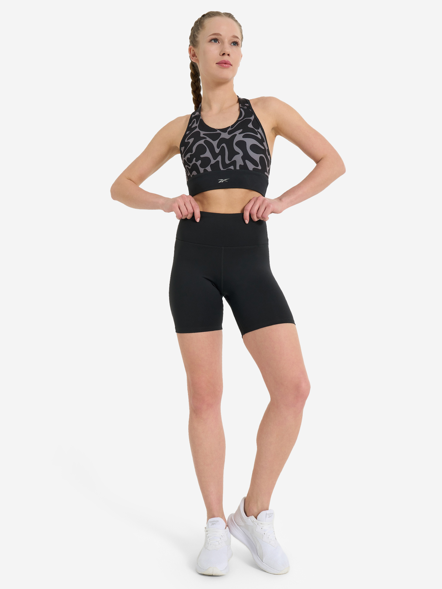 Велосипедки женские Reebok, Черный 4