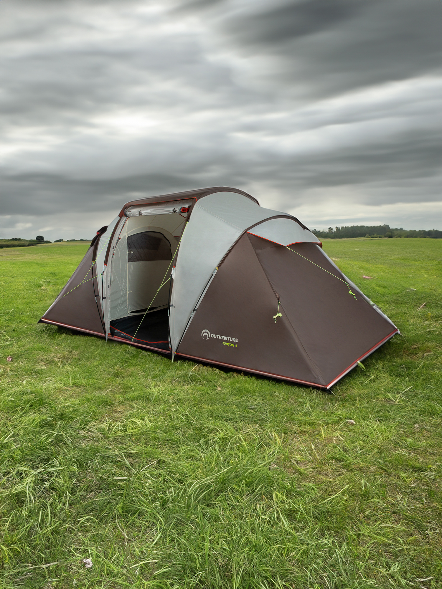 

Палатка 4-местная Outventure Hudson 4 Alternative, Бежевый