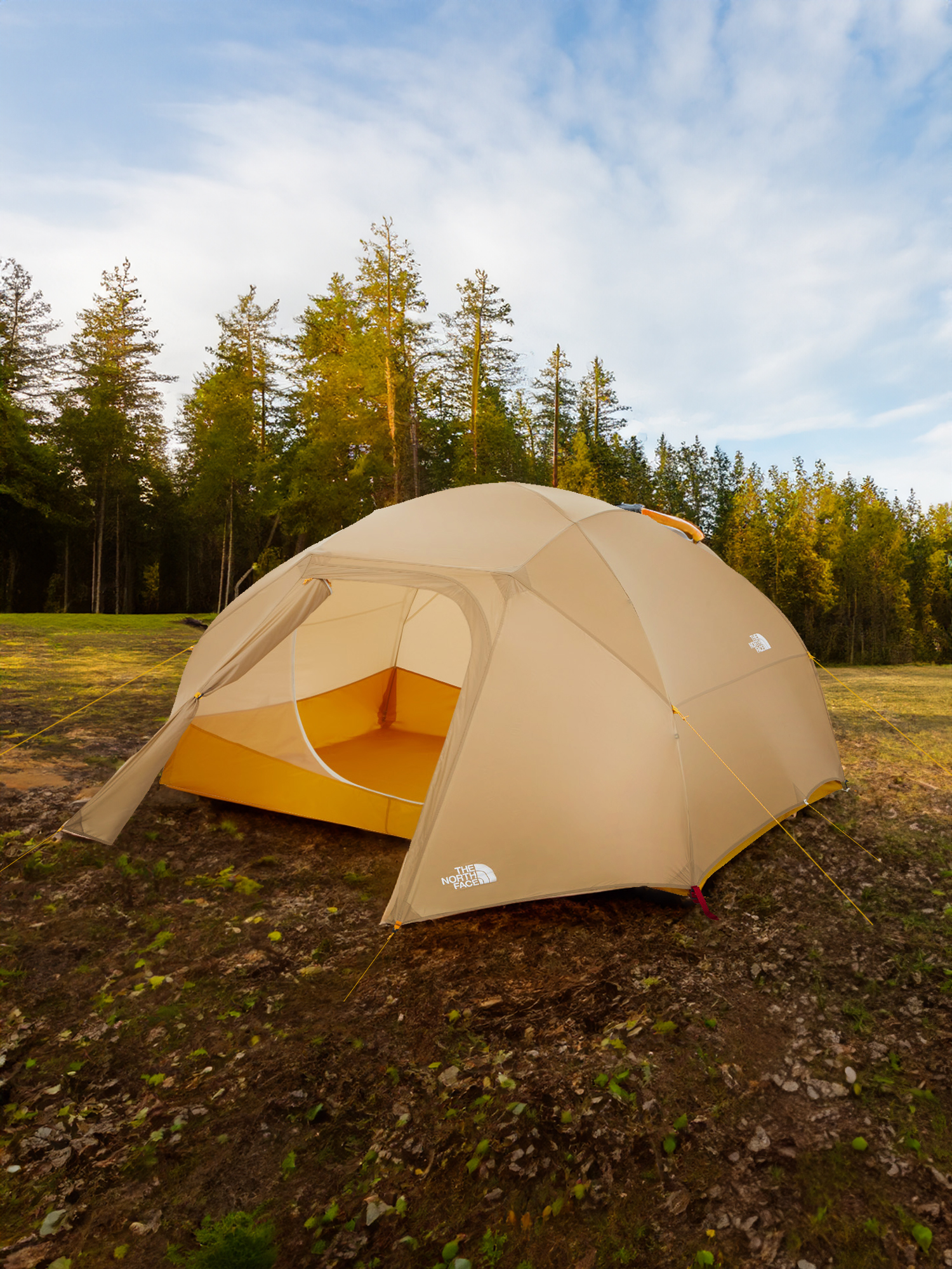 

Палатка 3-местная The North Face Trail Lite 3, Бежевый