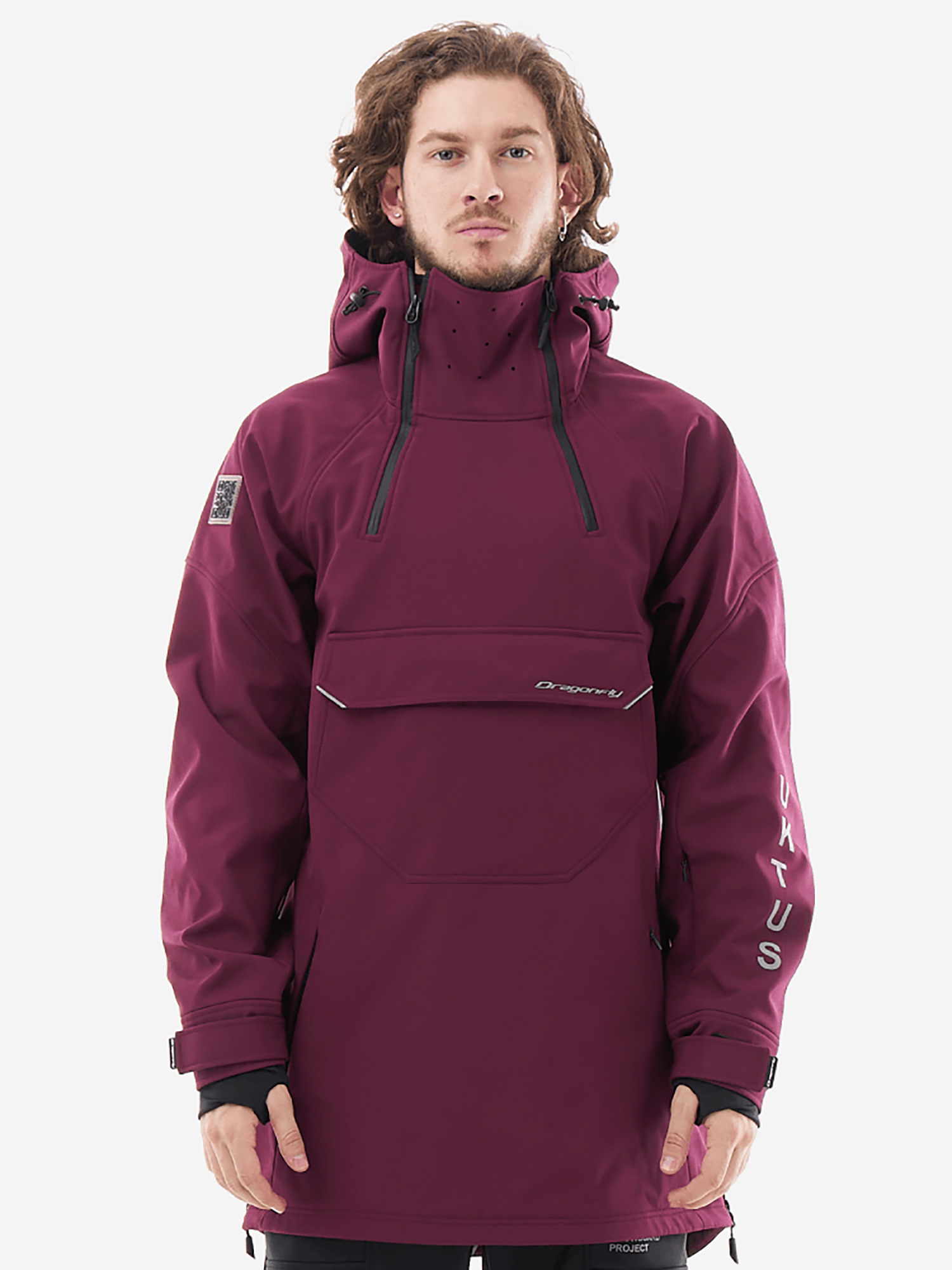 Изображение товара Мужская сноубордическая куртка-анорак Dragonfly UKTUS для зимы и демисезона