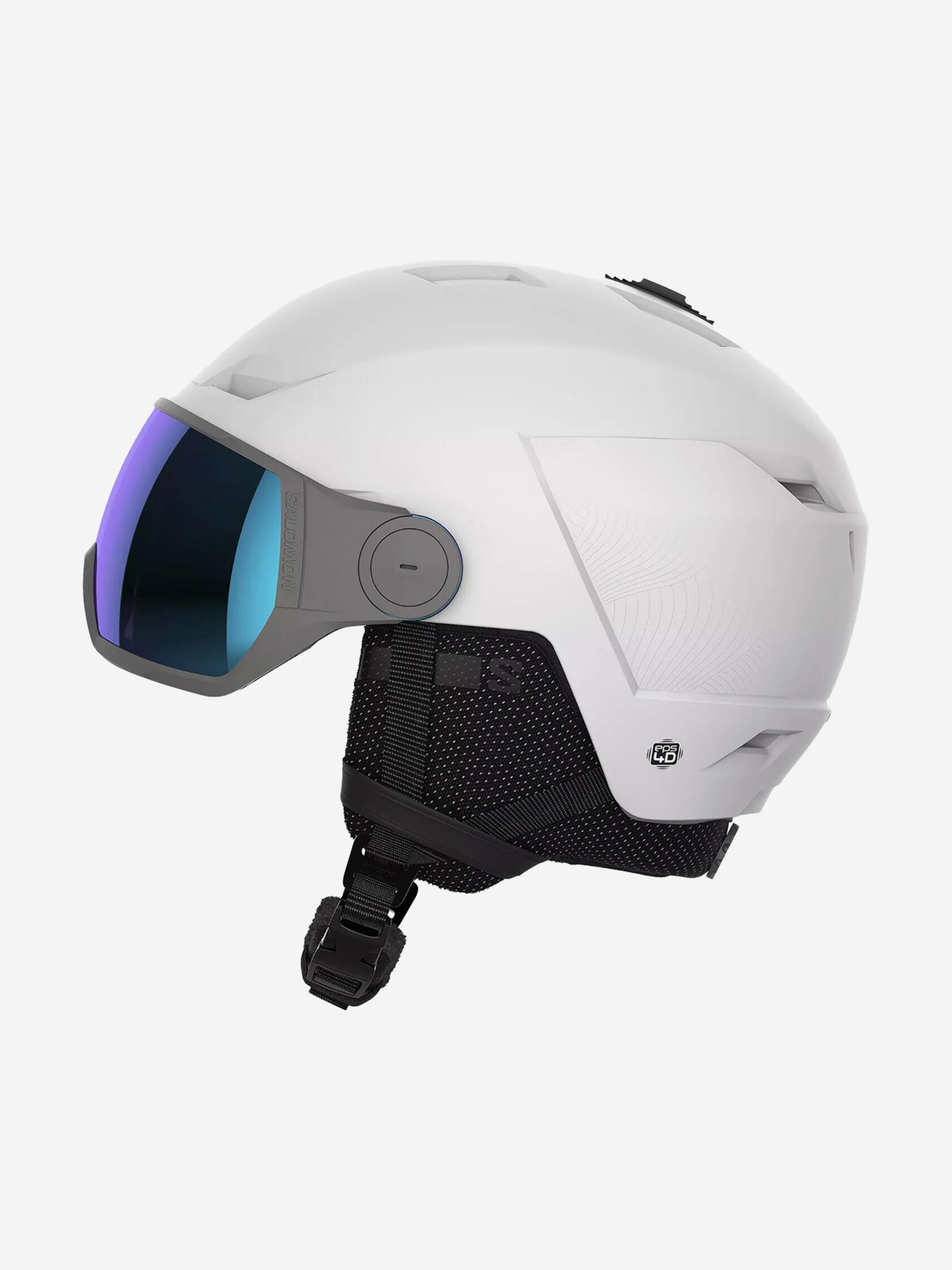 Изображение товара Горнолыжный шлем с визором Salomon Icon LT Visor Белый Cat. 2 Изображение товара Горнолыжный шлем с визором Salomon Icon LT Visor Белый Cat. 2
