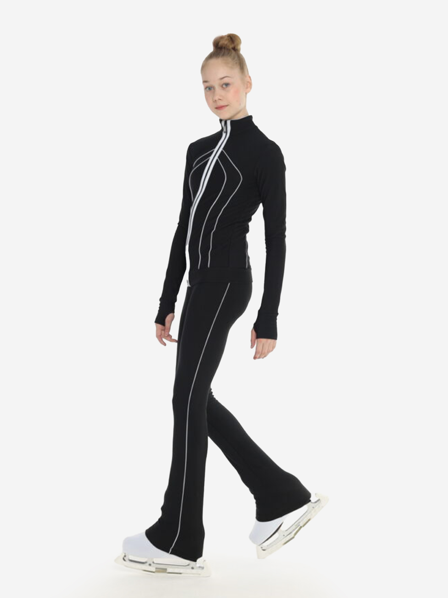 

Костюм спортивный для фигуристов "КАНТ 2" IceDress, Черный