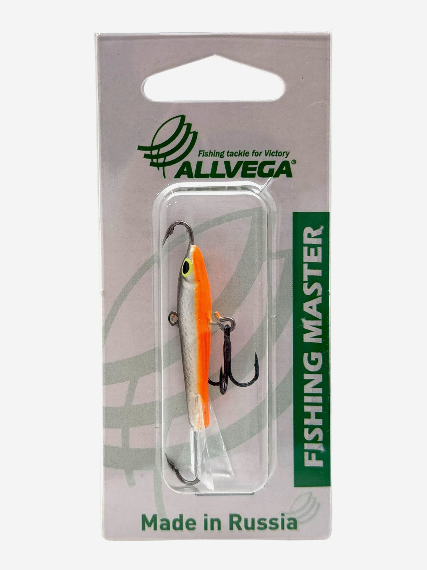 

Приманка балансир ALLVEGA 10 гр / 50 мм, цвет С16, Серебряный