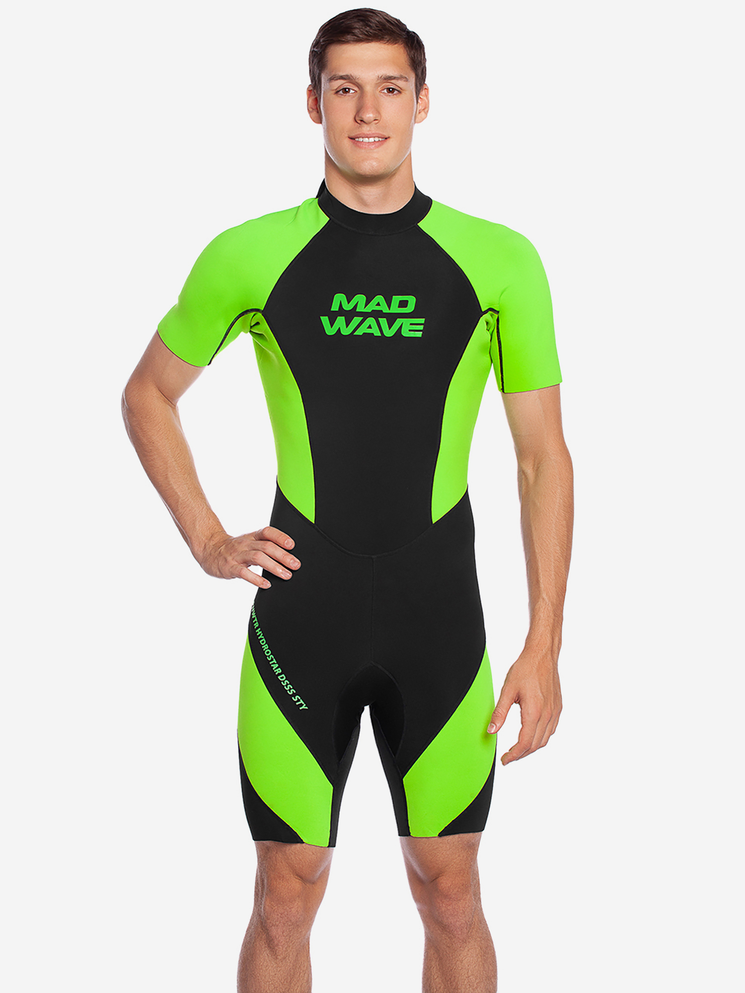 

Гидрокостюм неопреновый мужской Mad Wave OPNWTR Hydrostar DSSS STY man, Черный