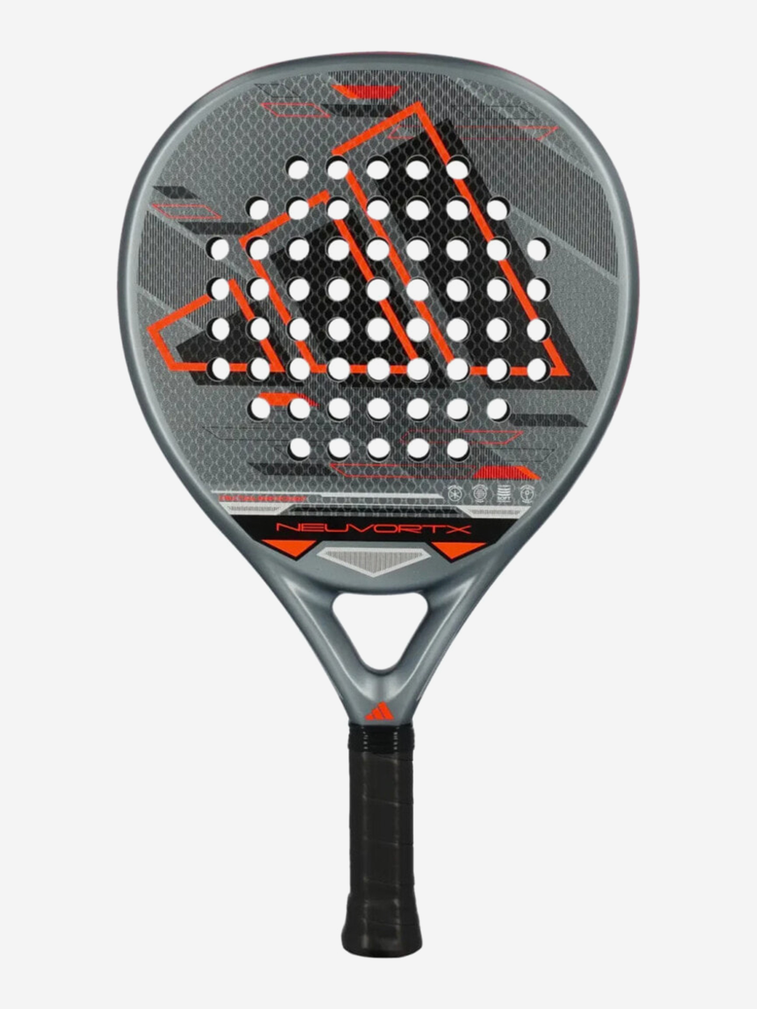 Изображение товара Ракетка для падела Adidas Neuvortx Black/Orange, Черный/оранжевый/серый