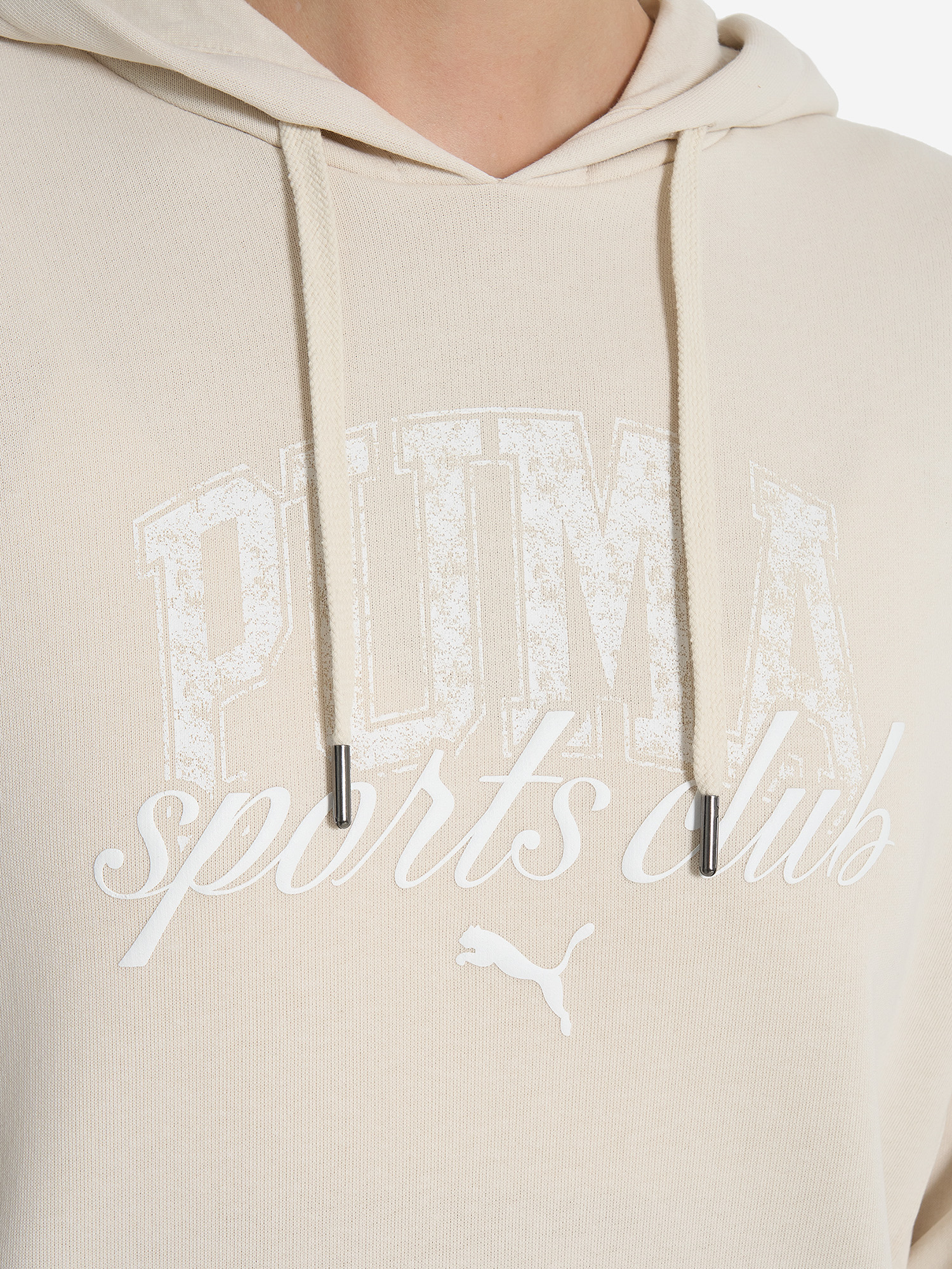 фото Худи женское puma class, бежевый