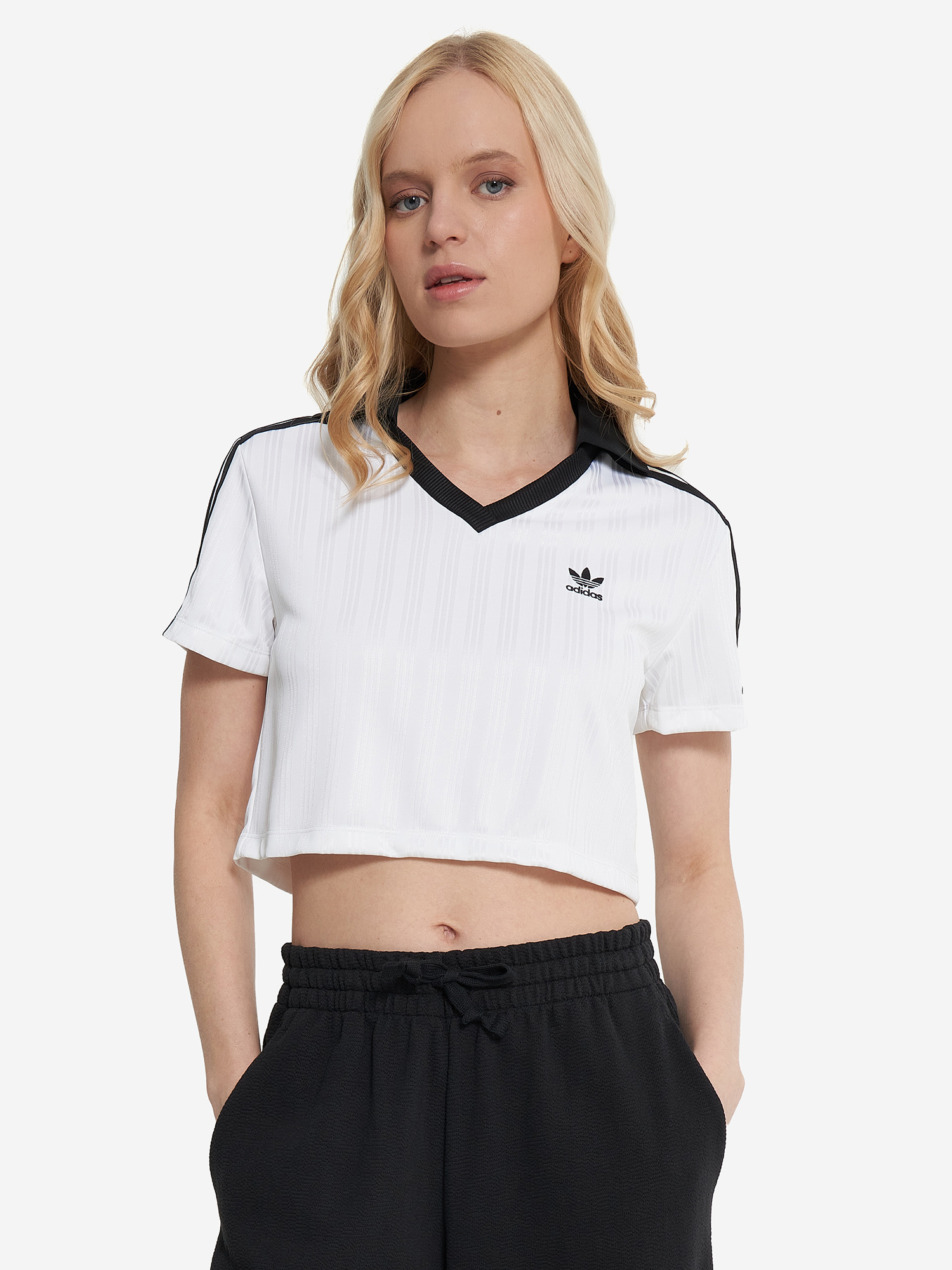 фото Футболка женская adidas, белый