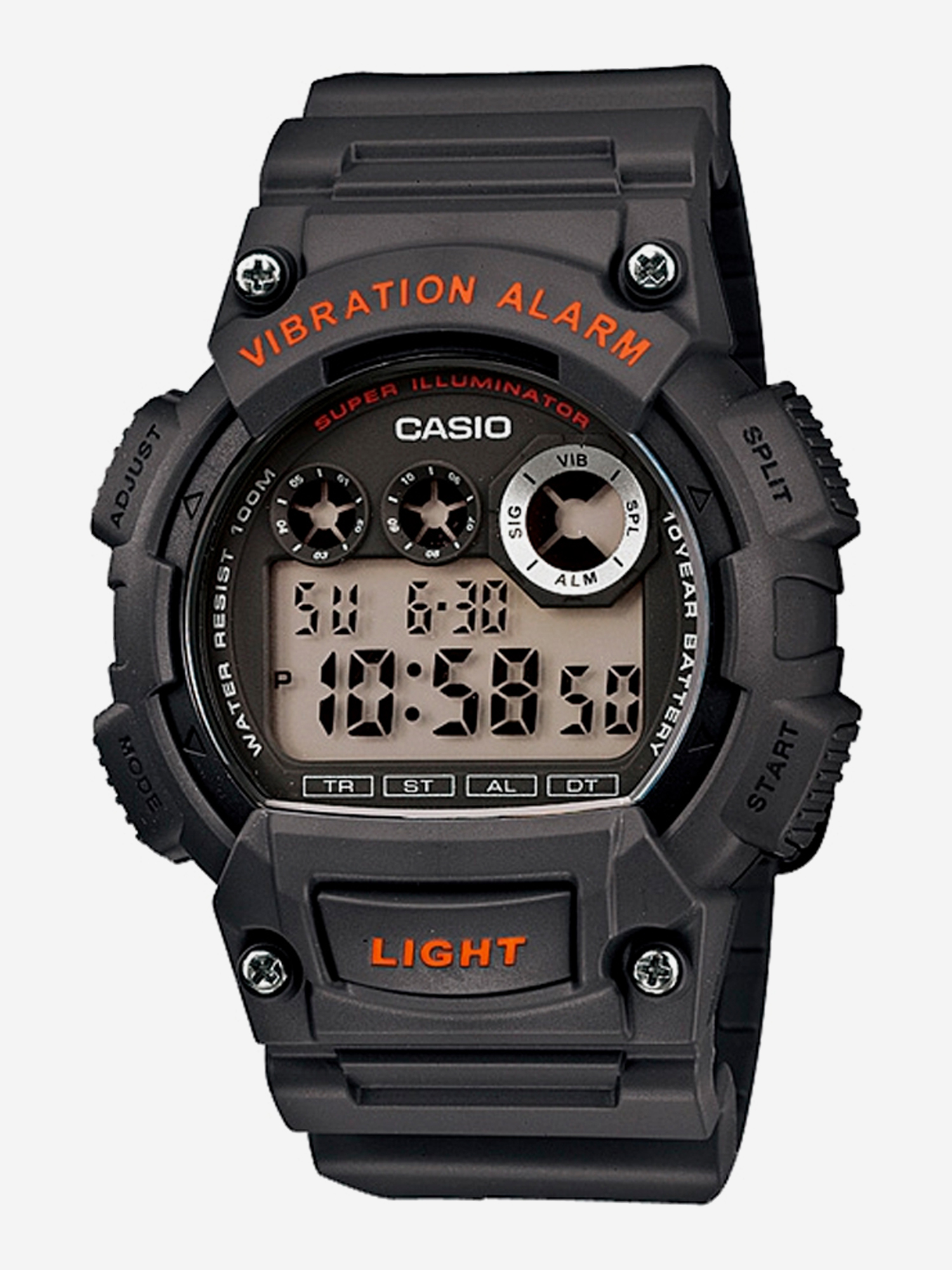 

Наручные часы Casio W-735H-8A, Черный