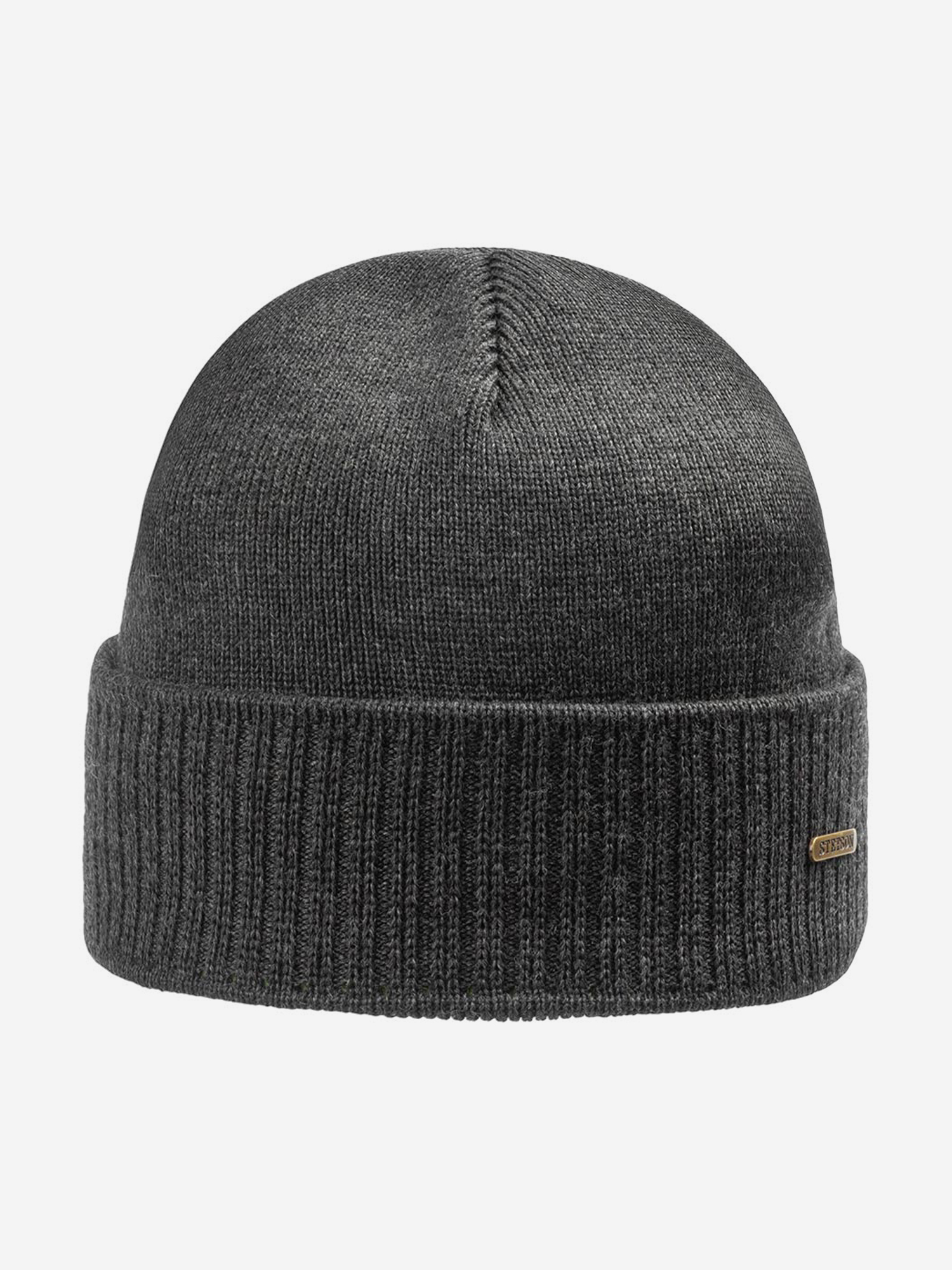 Шапка с отворотом STETSON 8599304 BEANIE MERINO (серый), Серый 02-285XDOXS9Z-05, размер Без размера - фото 3