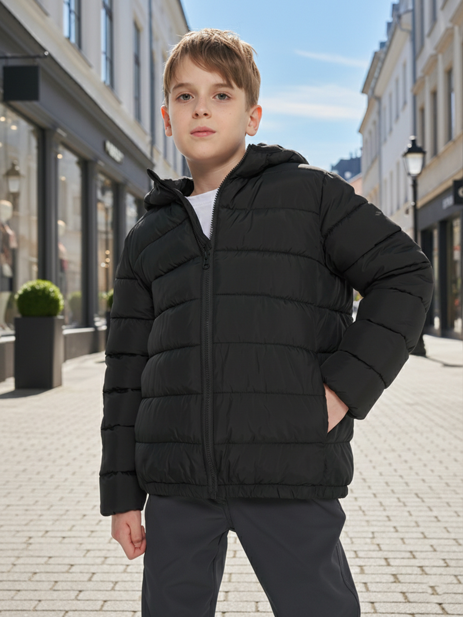 Изображение товара Куртка утепленная для мальчиков GSD, Черный