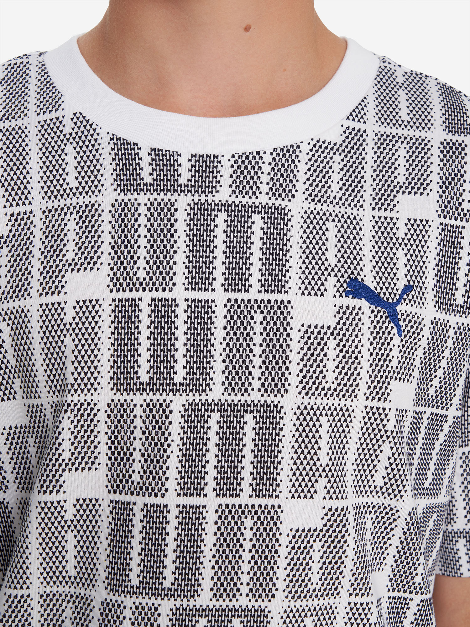 фото Футболка для мальчиков puma logo lab, белый
