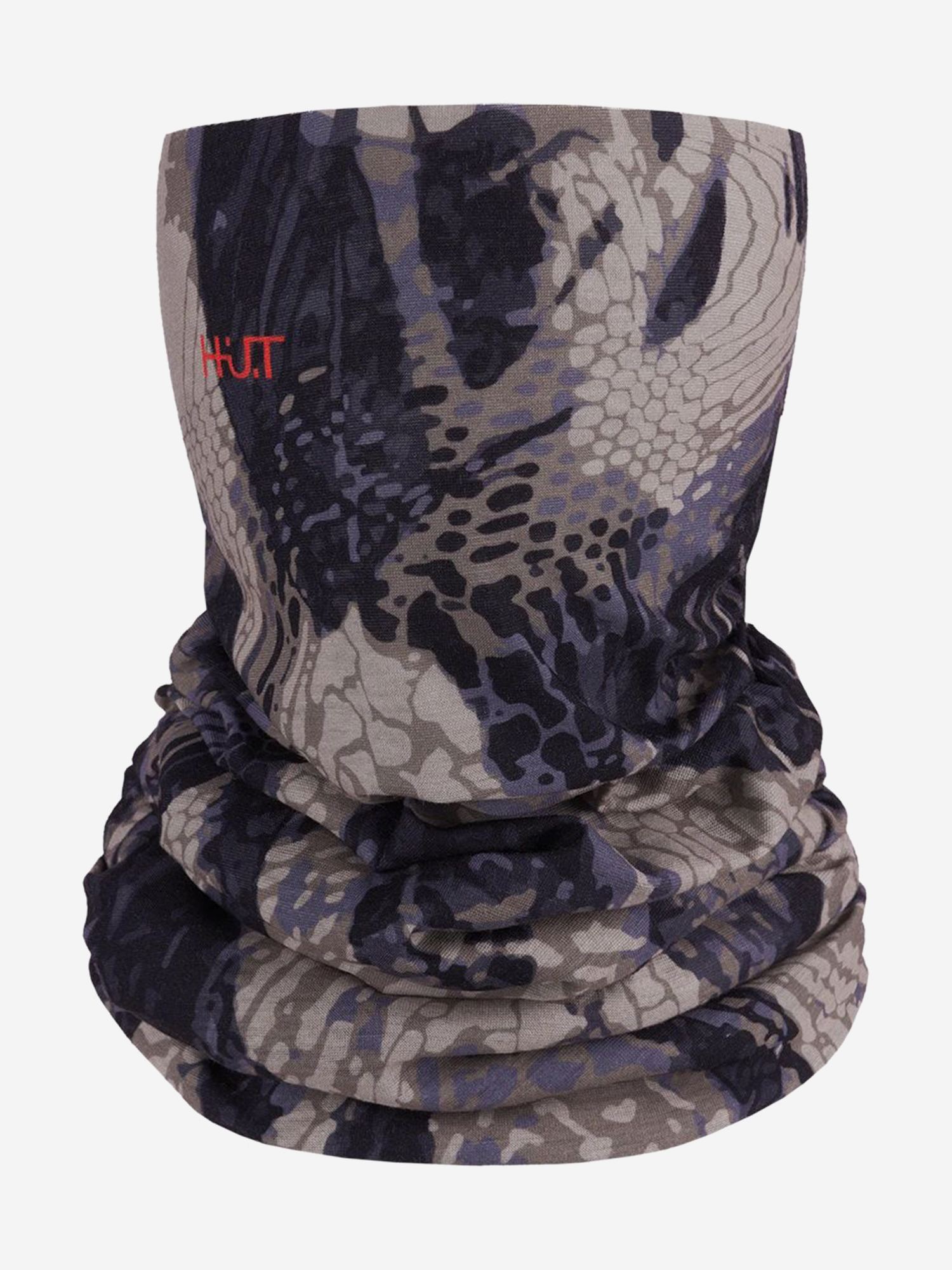 Изображение товара Шарф бафф H.U.T. для охоты и рыбалки хаки черный серый