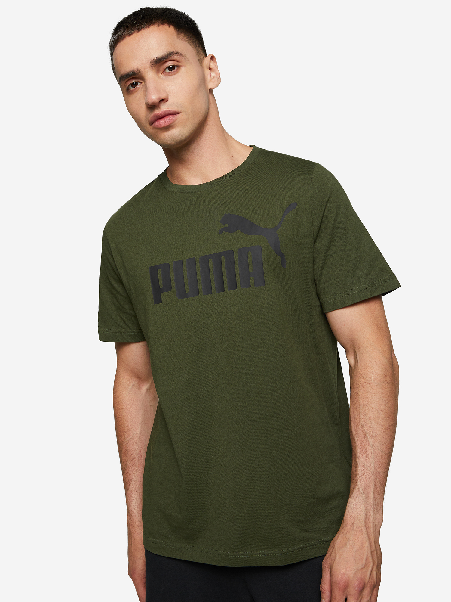 

Футболка мужская PUMA Ess Logo, Зеленый