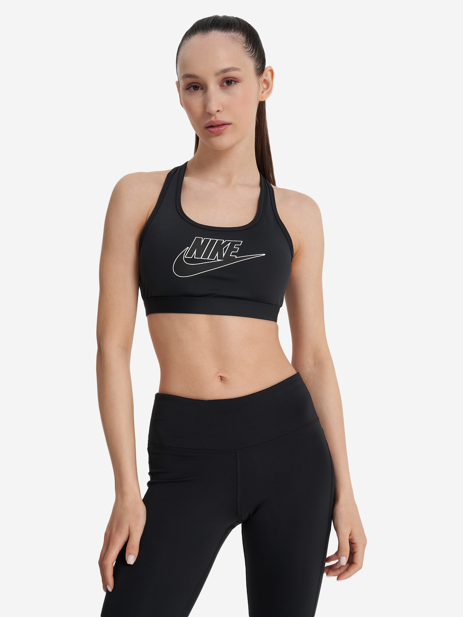 Спортивный топ бра Nike Dri-Fit, Черный FB4080N06-010, размер RUS 42-44 - фото 2