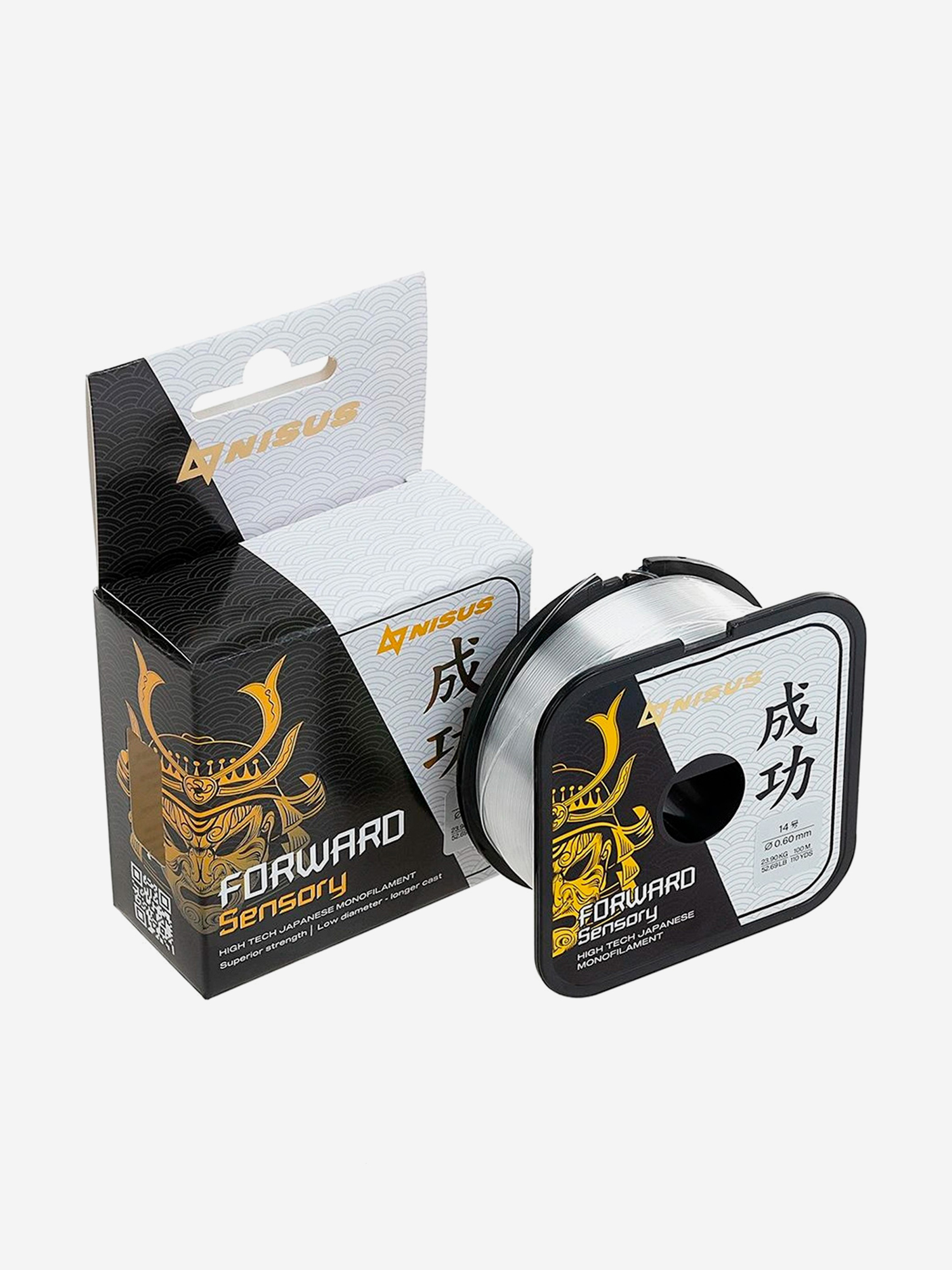 

Леска для рыбалки Nisus FORWARD Sensory Nylon 0,600мм, 100м, 23,9кг, прозрачный, Серый