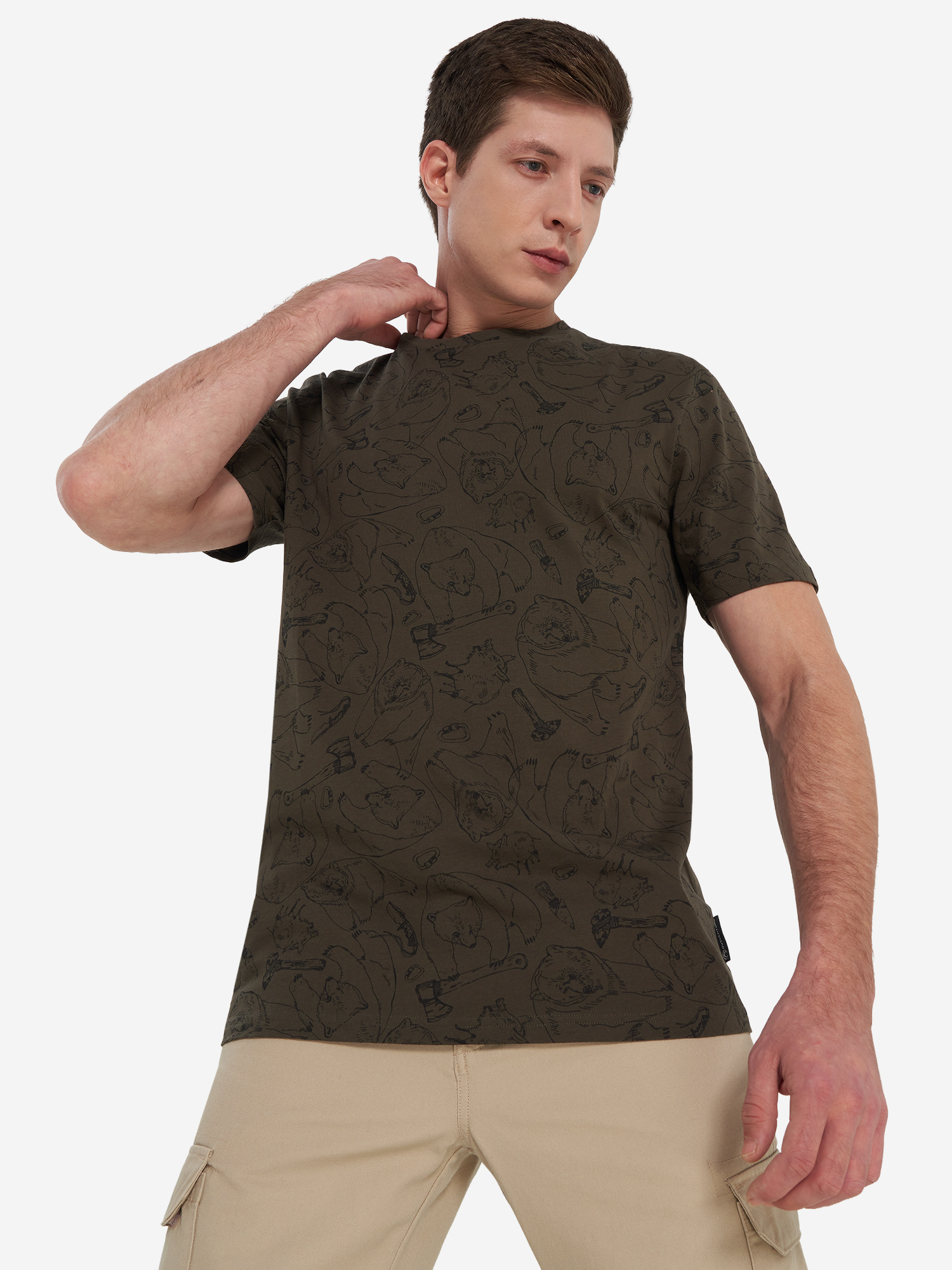 Изображение товара Мужская футболка Outventure с рисунком для активного отдыха