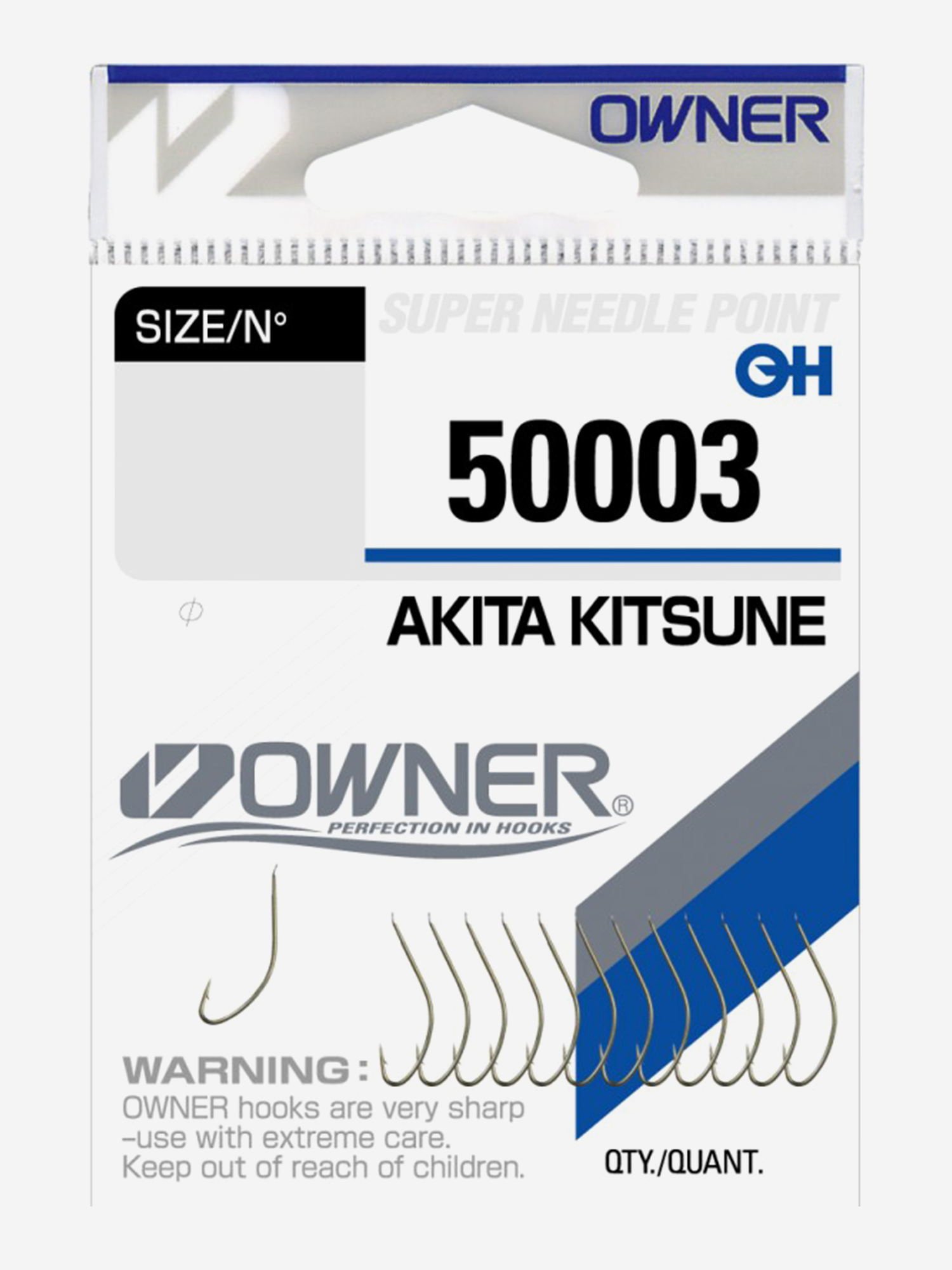 Изображение товара Крючки OWNER Akita Kitsune №11 для фидерной и зимней рыбалки