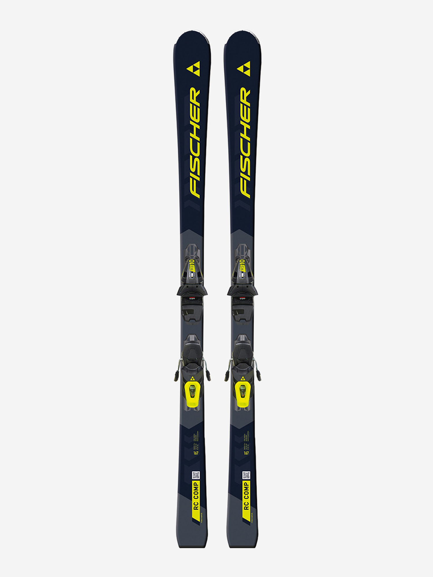 

Горные лыжи с креплениями Fischer RC4 Comp + RS 10 GW PR 24/25, Черный