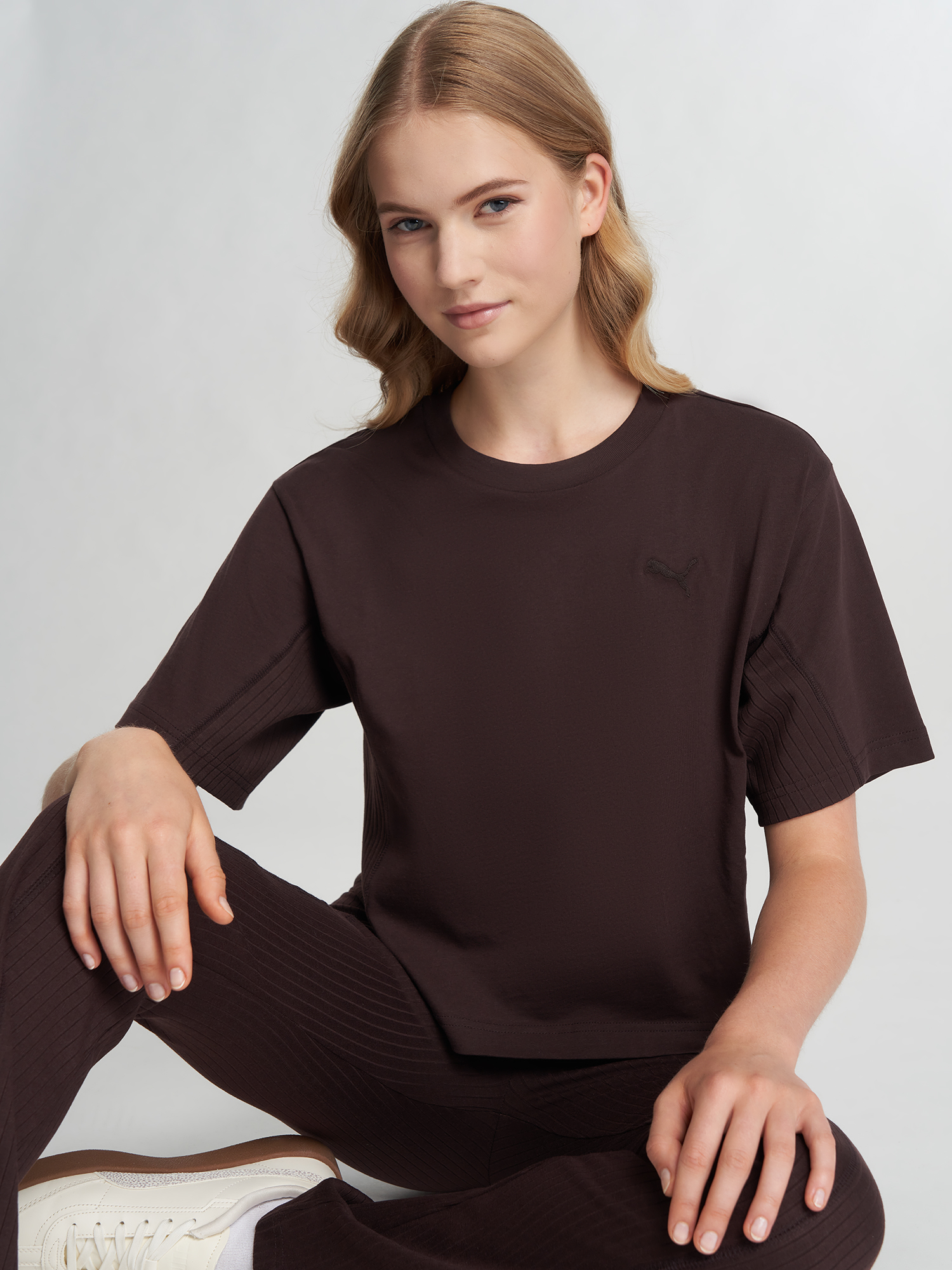 Футболка женская PUMA, Коричневый