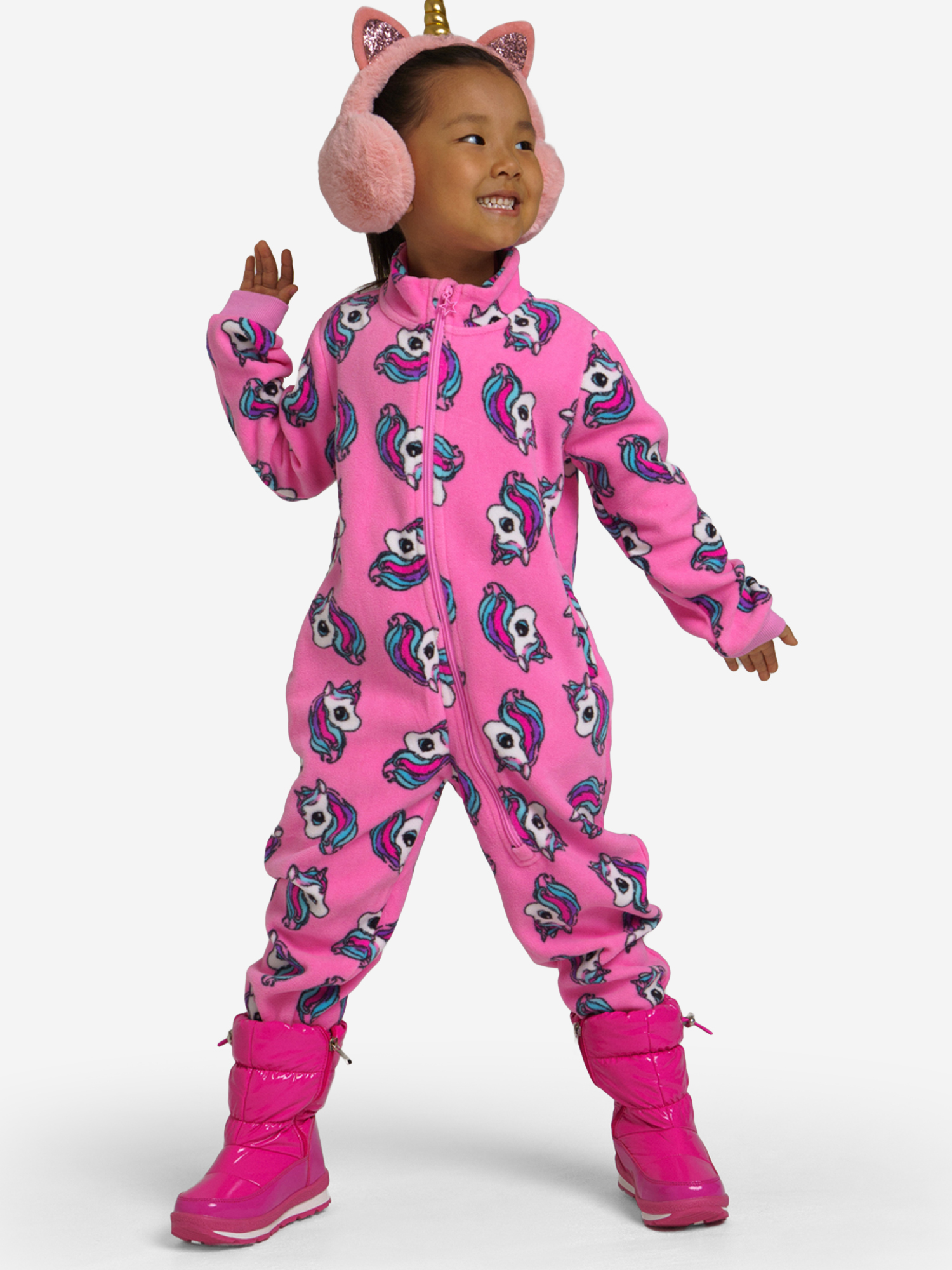 

Комбинезон для девочек PlayToday, Розовый