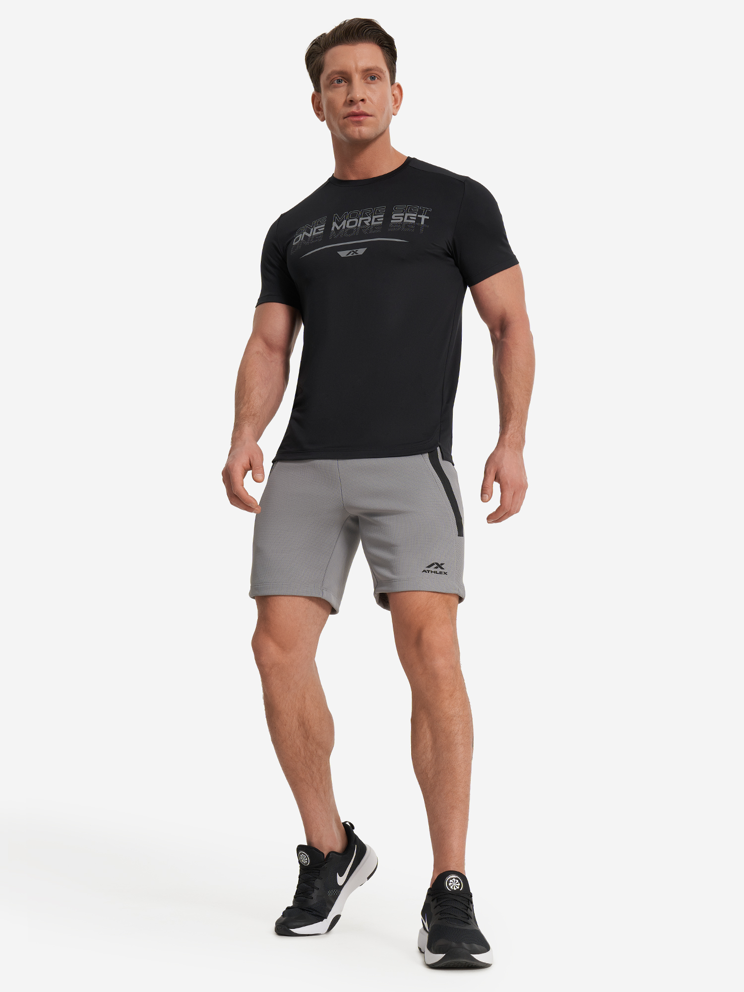 фото Футболка мужская athlex, черный