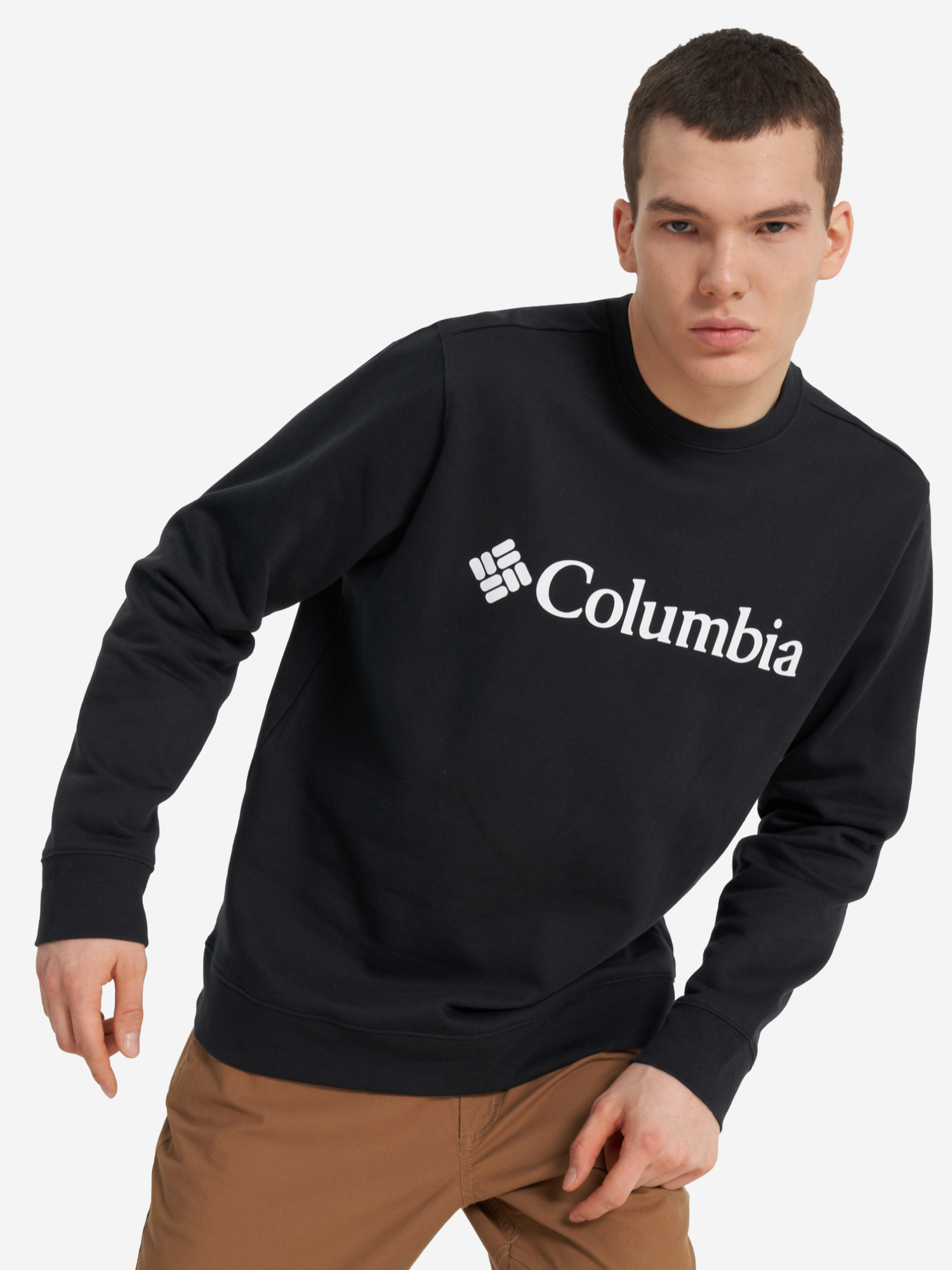Свитшот мужской Columbia Columbia Trek Crew, Черный
