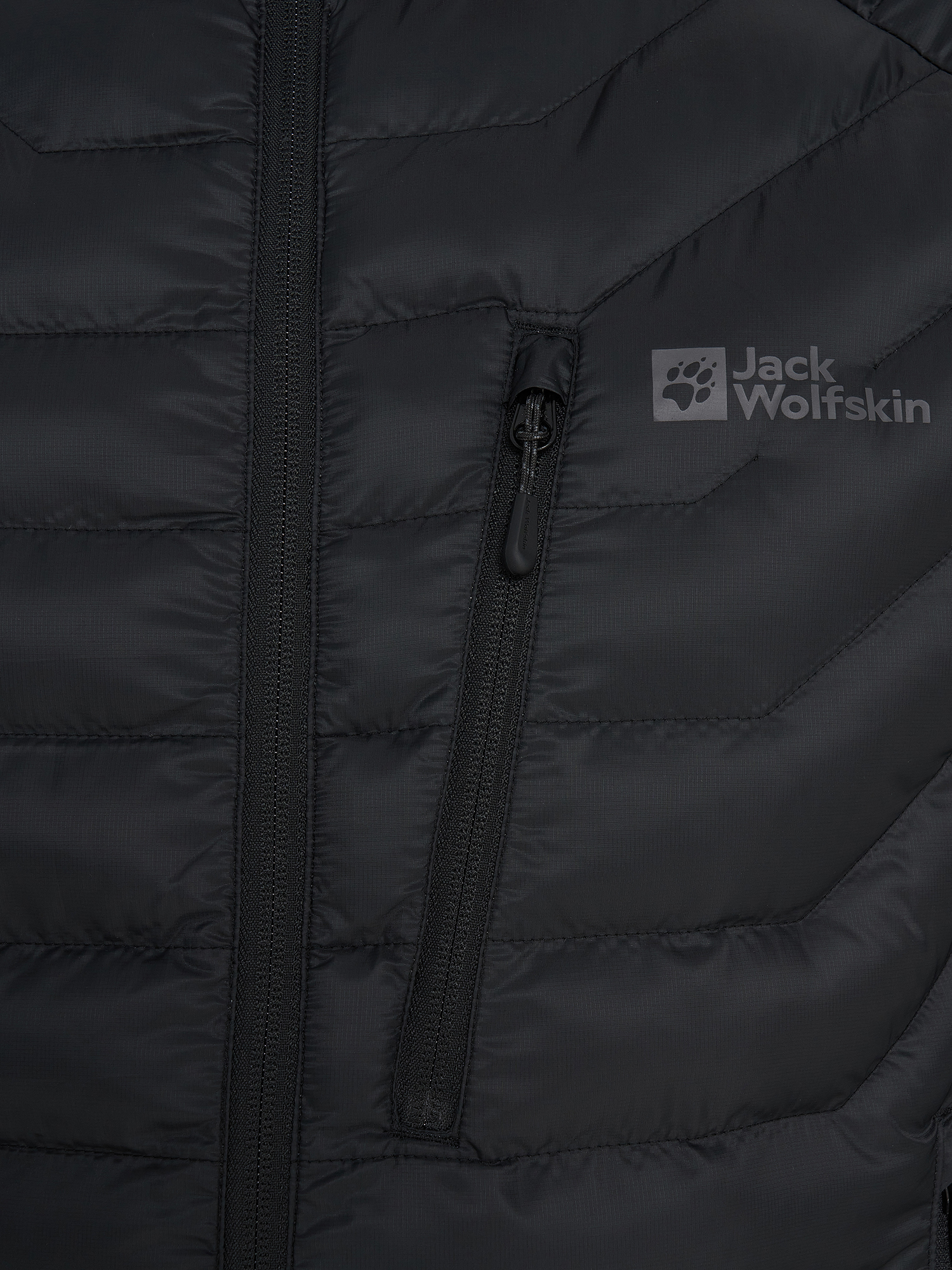 Куртка утепленная мужская Jack Wolfskin Routeburn Pro, Черный 1206862J01-6000, размер RUS 50-52 - фото 9